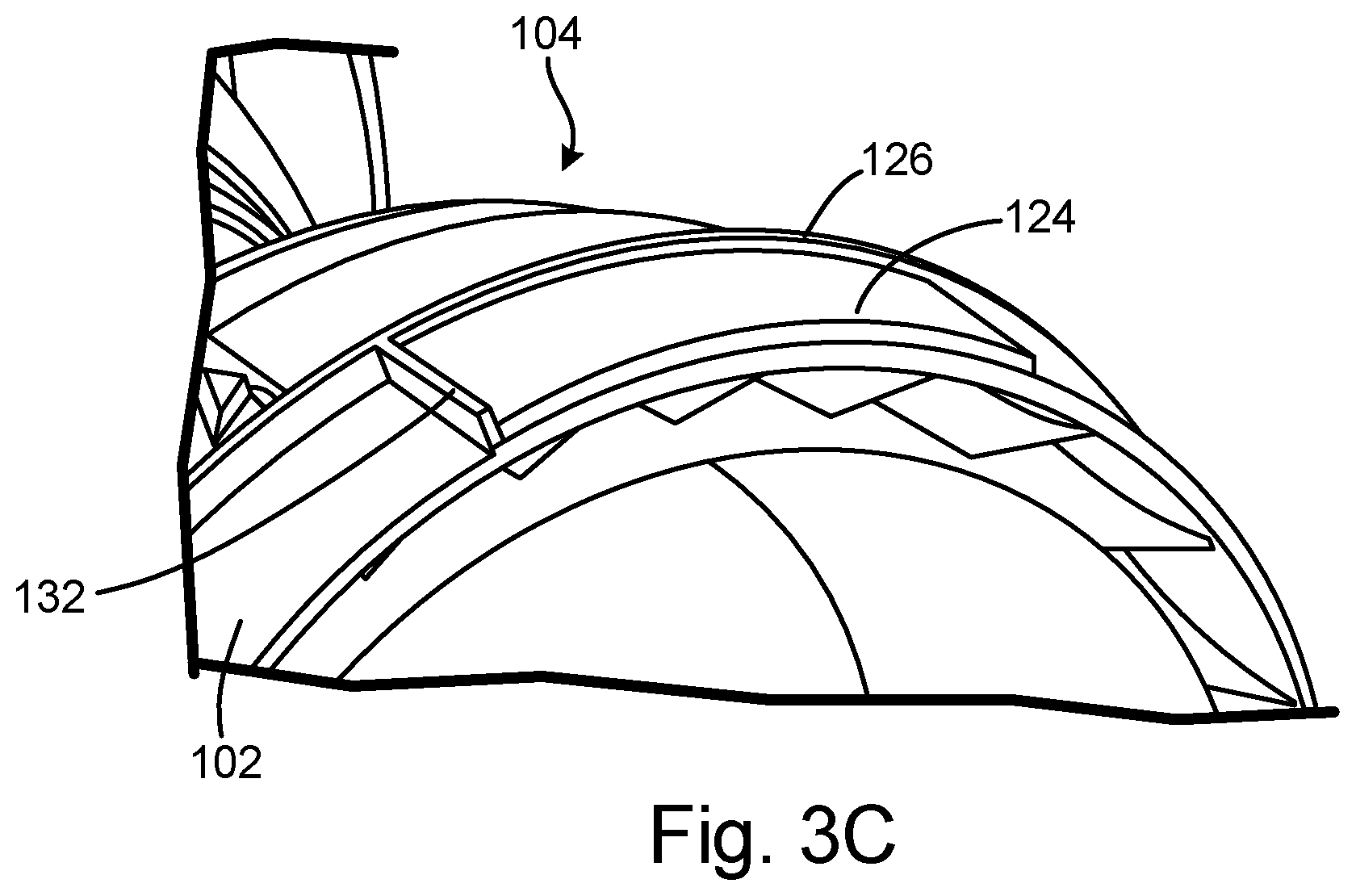 Patent US12129768 Figure 4 – Unitized manufacturing of a gas turbine engine