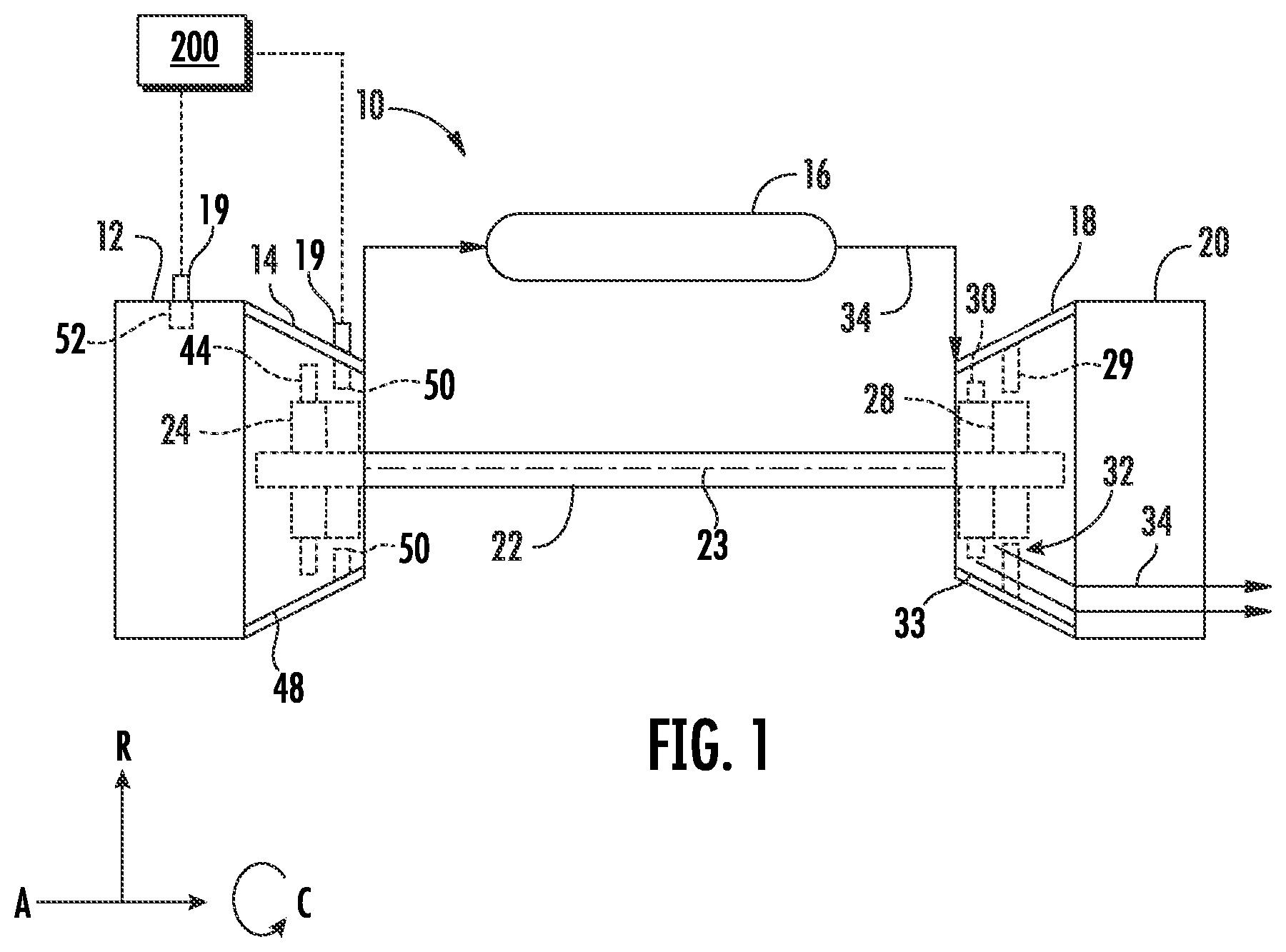 Patent US12129770 Figure 1 – Compressor stator vane airfoils