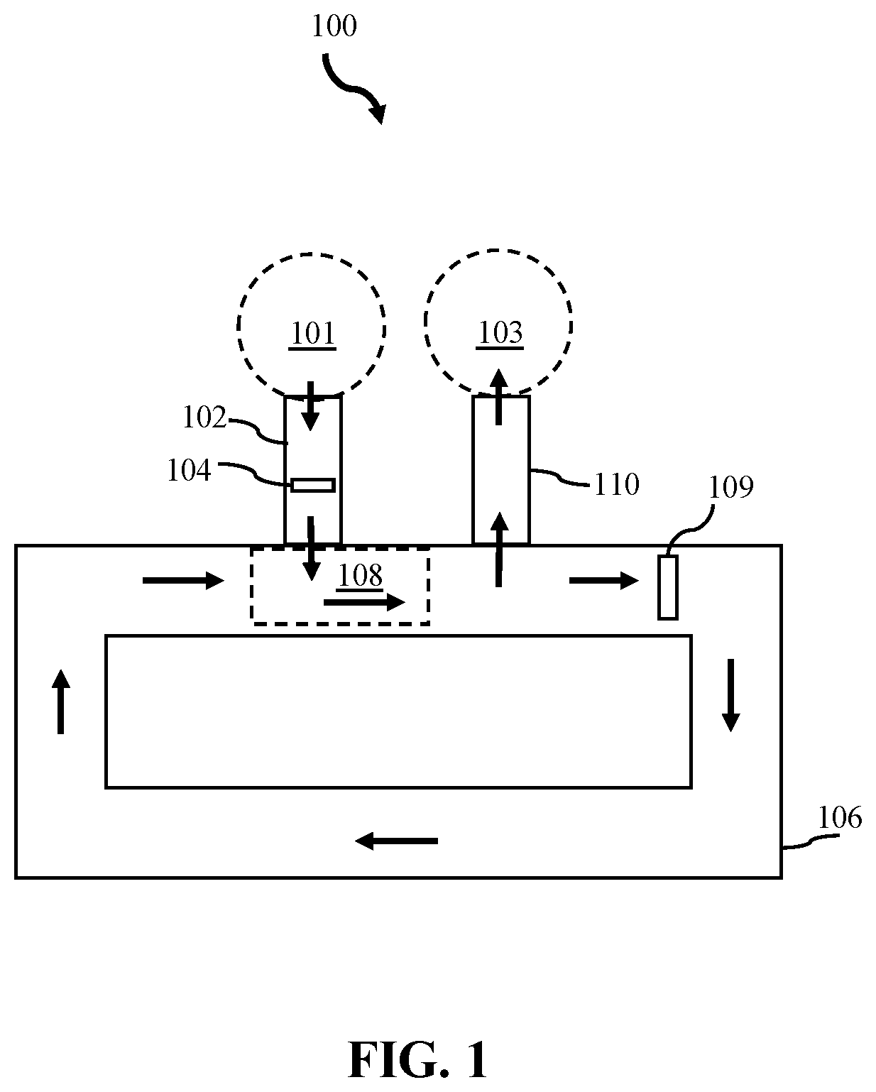 Patent US12129772 Figure 1 – Induced flow generator apparatus for power generation