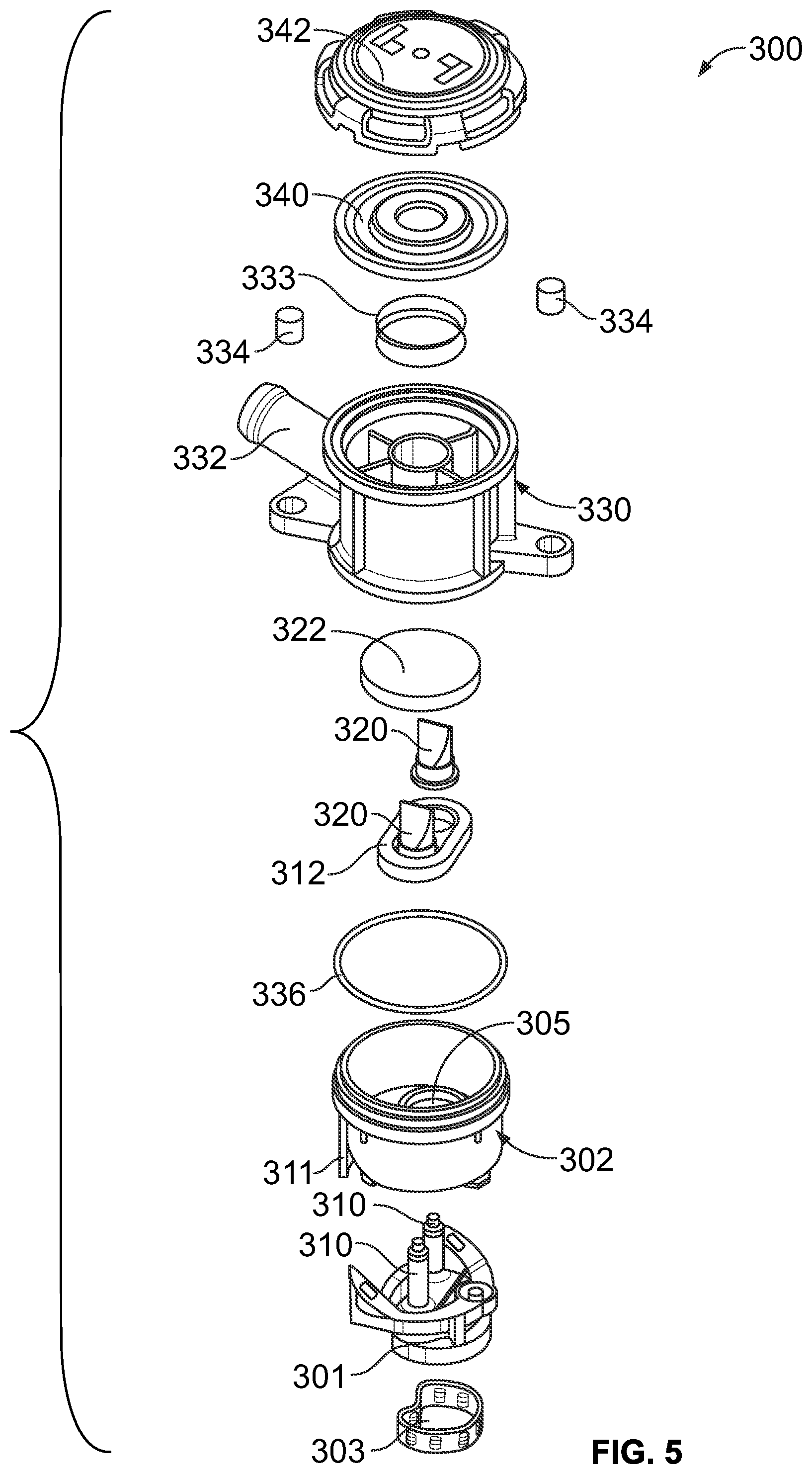Patent US12129775 Figure 6 – Compressed gas assisted inertial impactor with elastomeric nozzles