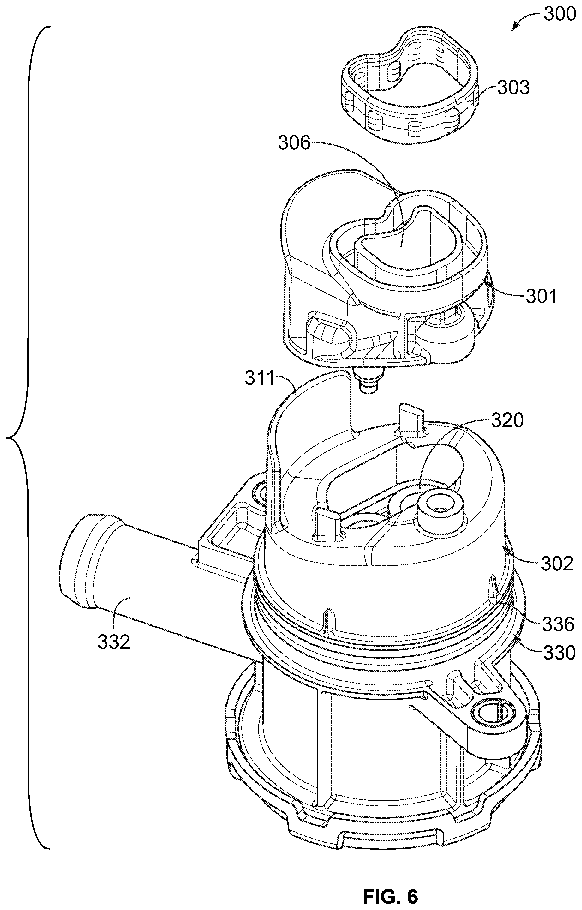 Patent US12129775 Figure 7 – Compressed gas assisted inertial impactor with elastomeric nozzles