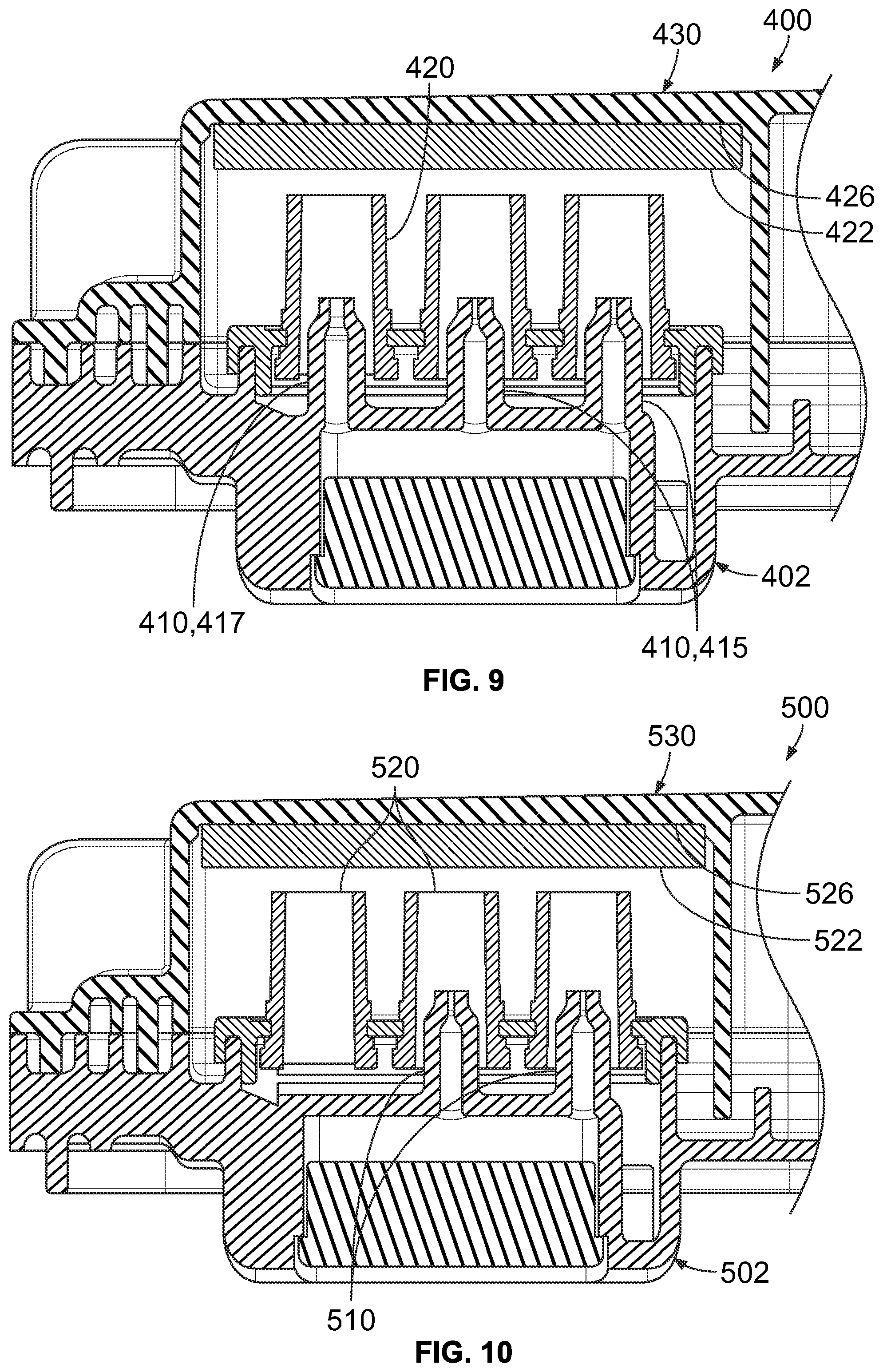 Patent US12129775 Figure 10 – Compressed gas assisted inertial impactor with elastomeric nozzles