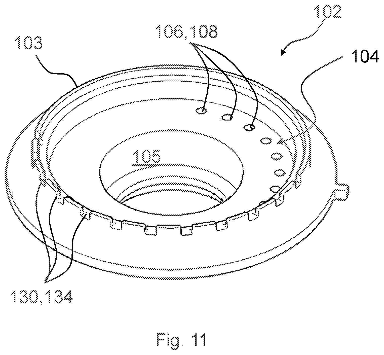 Patent US12129776 Figure 6 – Separator for separating fluid from a gas flow and assembly kit for a separator