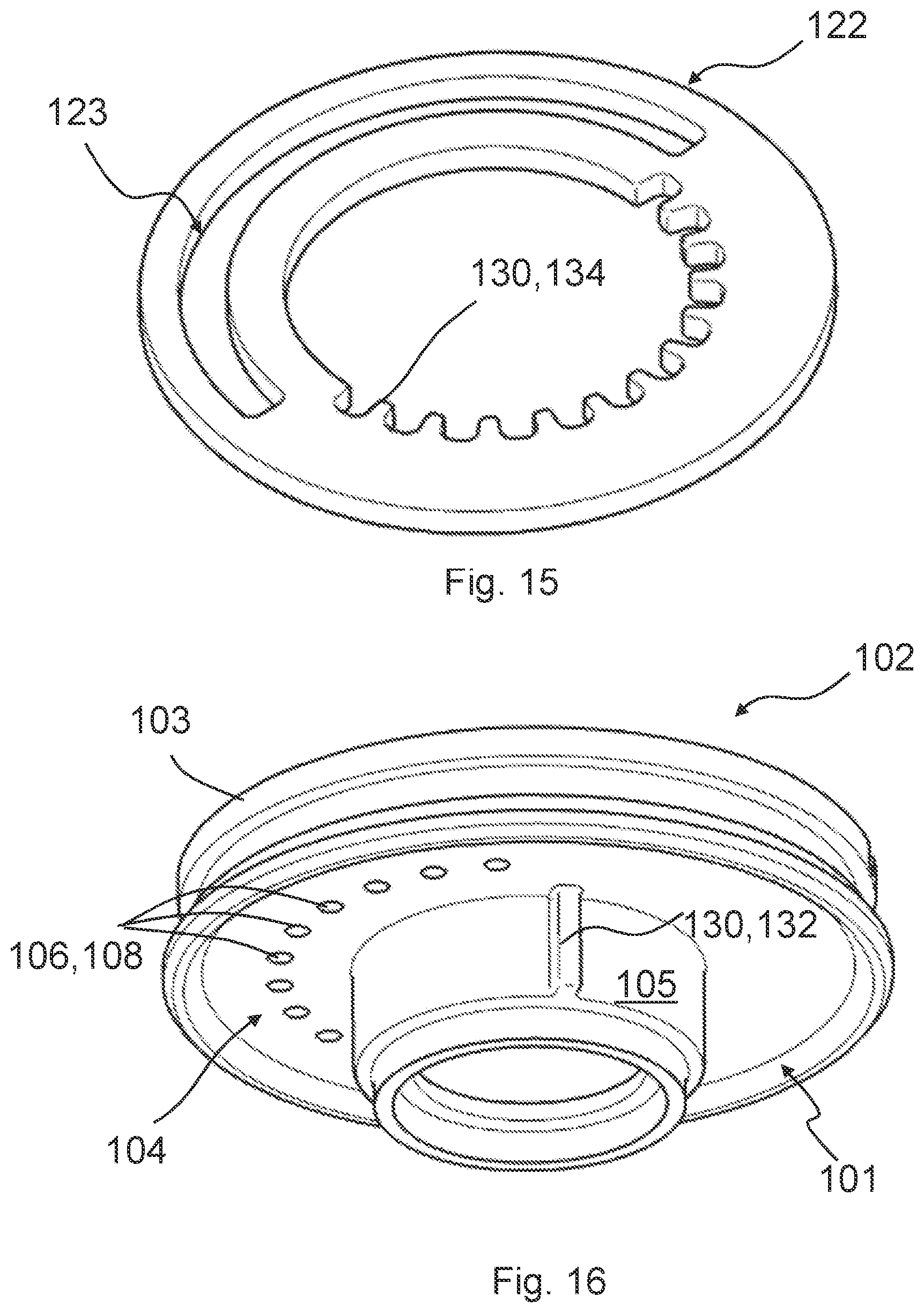 Patent US12129776 Figure 9 – Separator for separating fluid from a gas flow and assembly kit for a separator