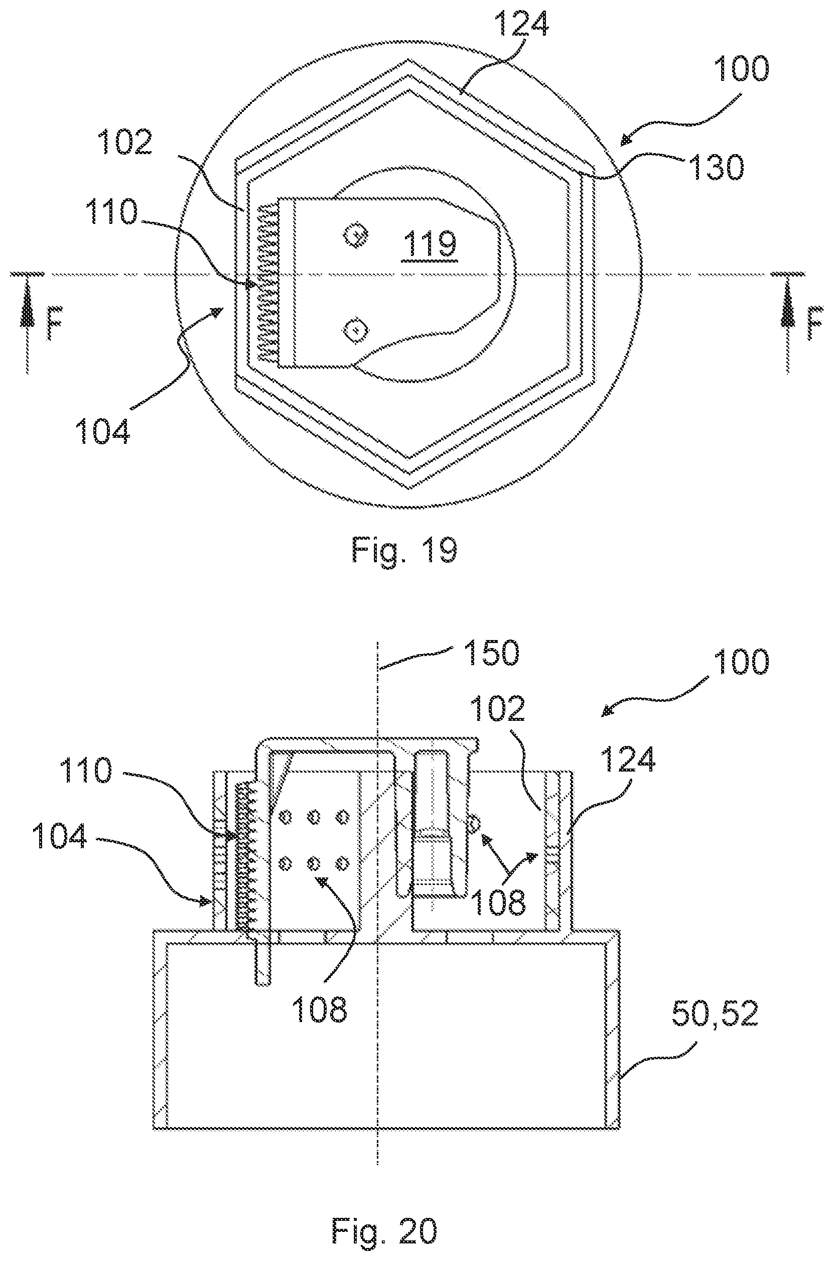 Patent US12129776 Figure 11 – Separator for separating fluid from a gas flow and assembly kit for a separator