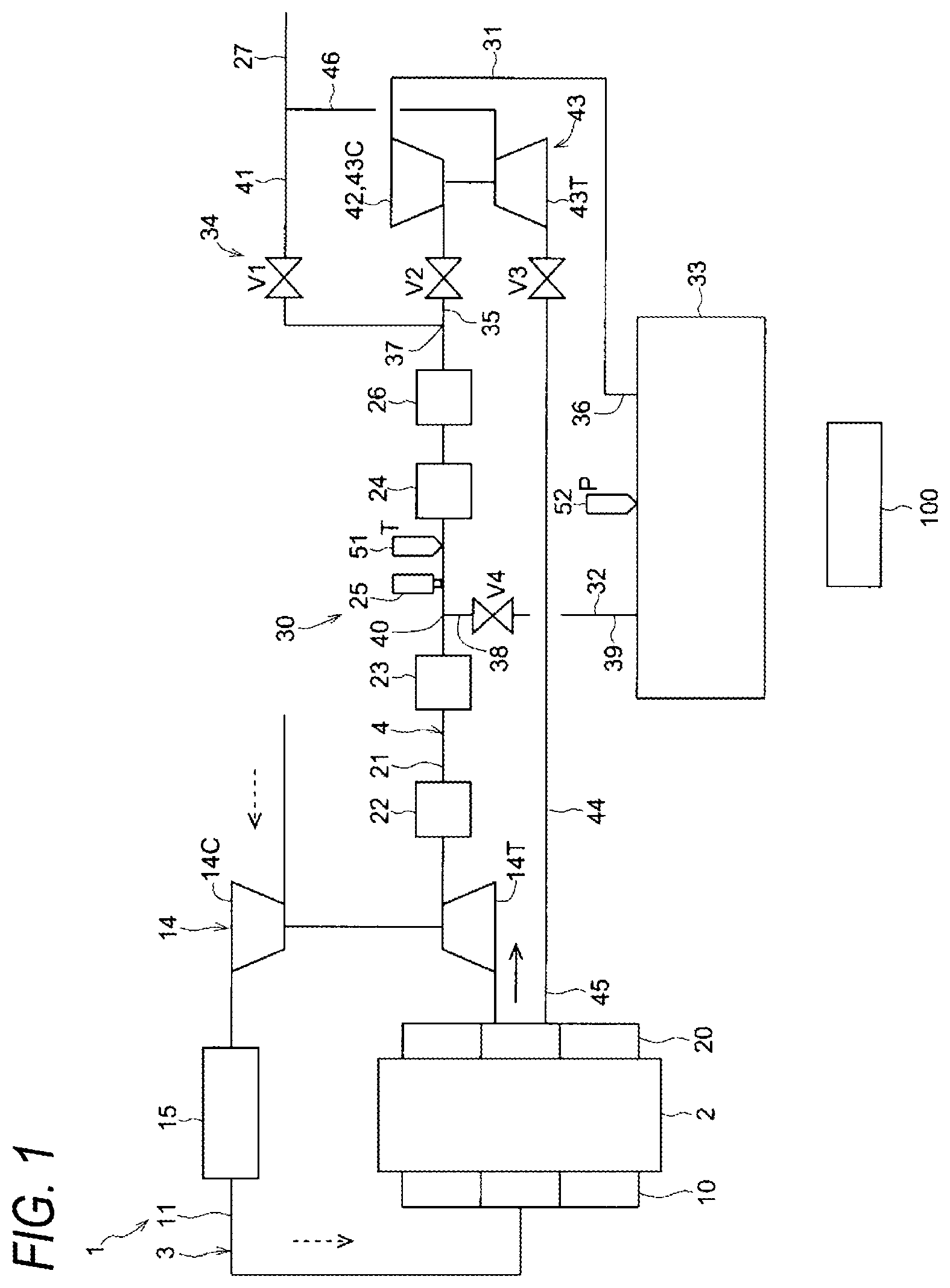 Patent US12129781 Figure 1 – Exhaust gas aftertreatment device for internal combustion engine
