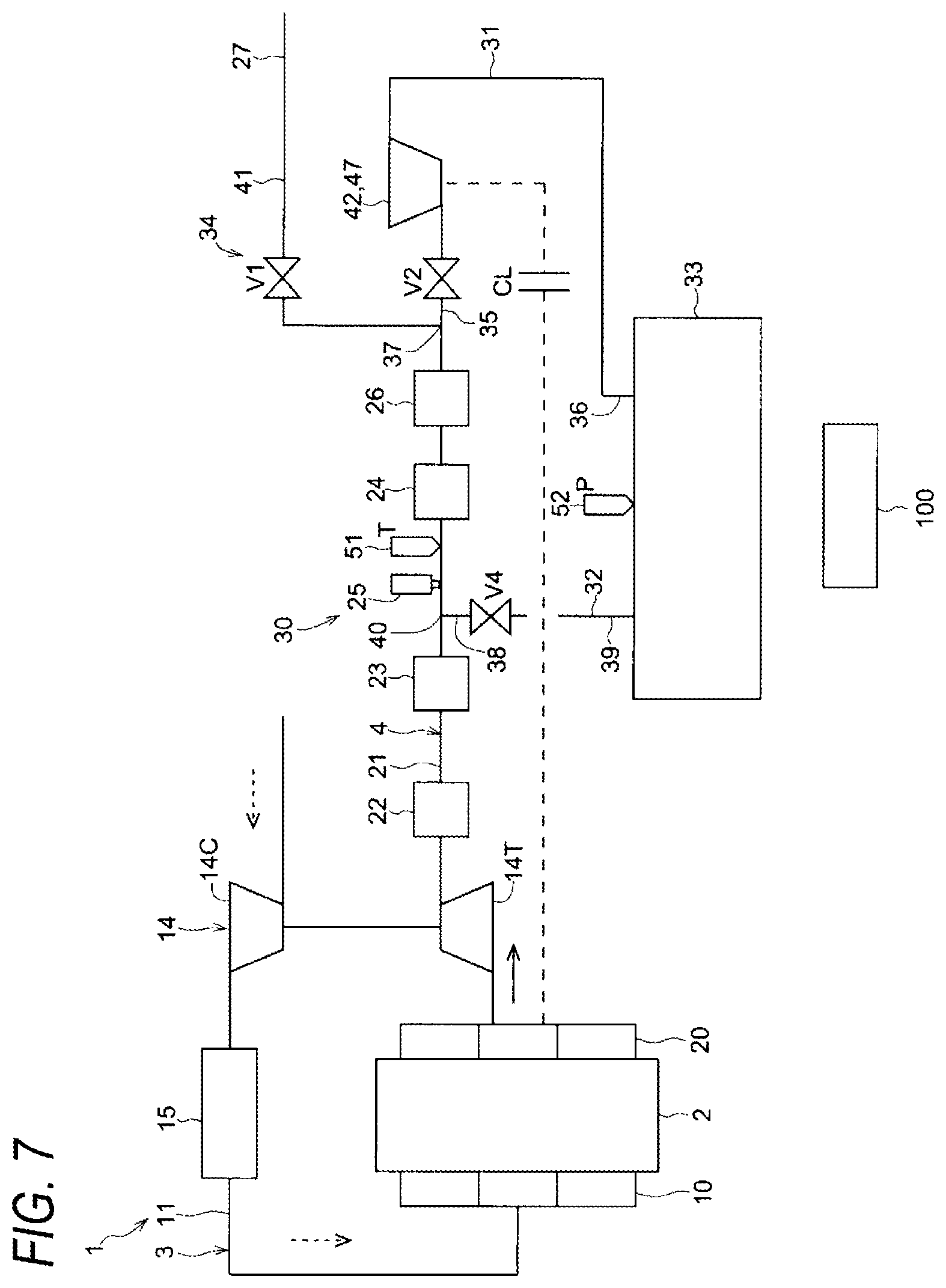 Patent US12129781 Figure 7 – Exhaust gas aftertreatment device for internal combustion engine