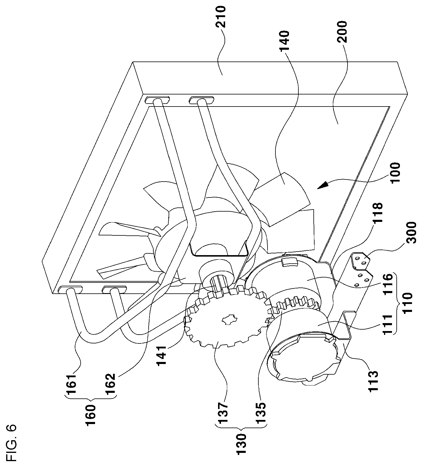 Patent US12129784 Figure 5 – Cooling fan for vehicle