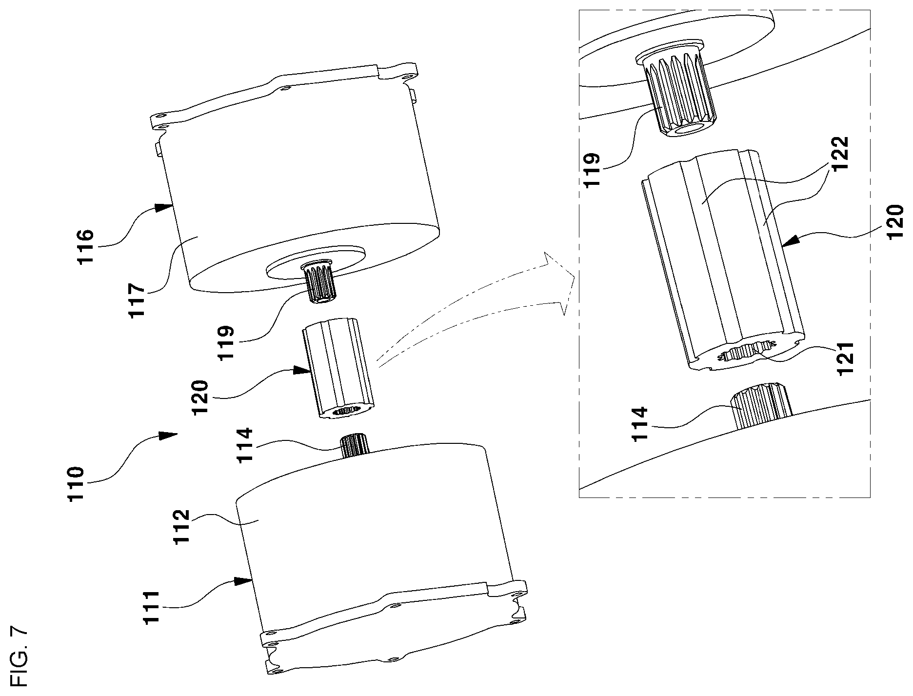 Patent US12129784 Figure 6 – Cooling fan for vehicle