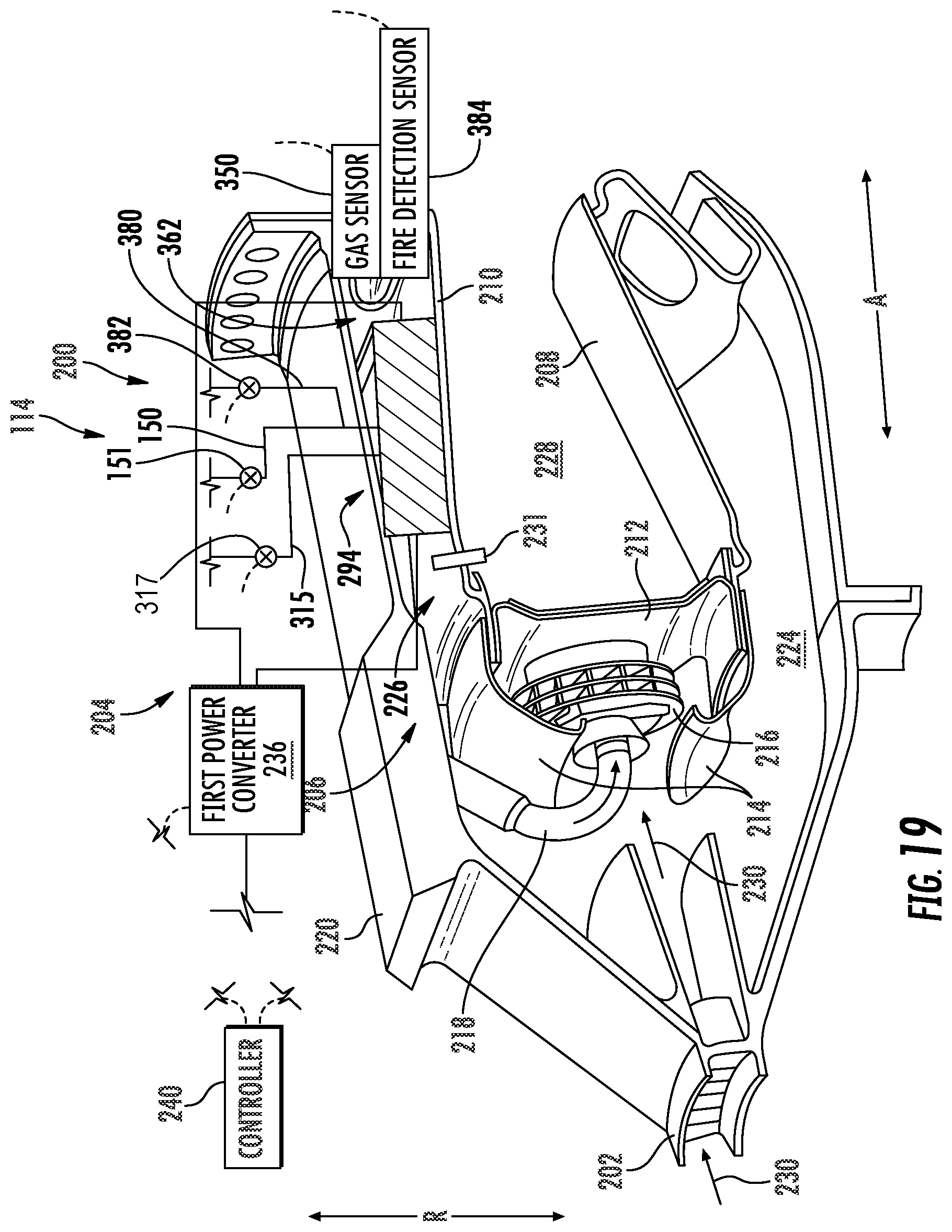 Patent US12129789 Figure 16 – Systems and method of operating a fuel cell assembly, a gas turbine engine, or both