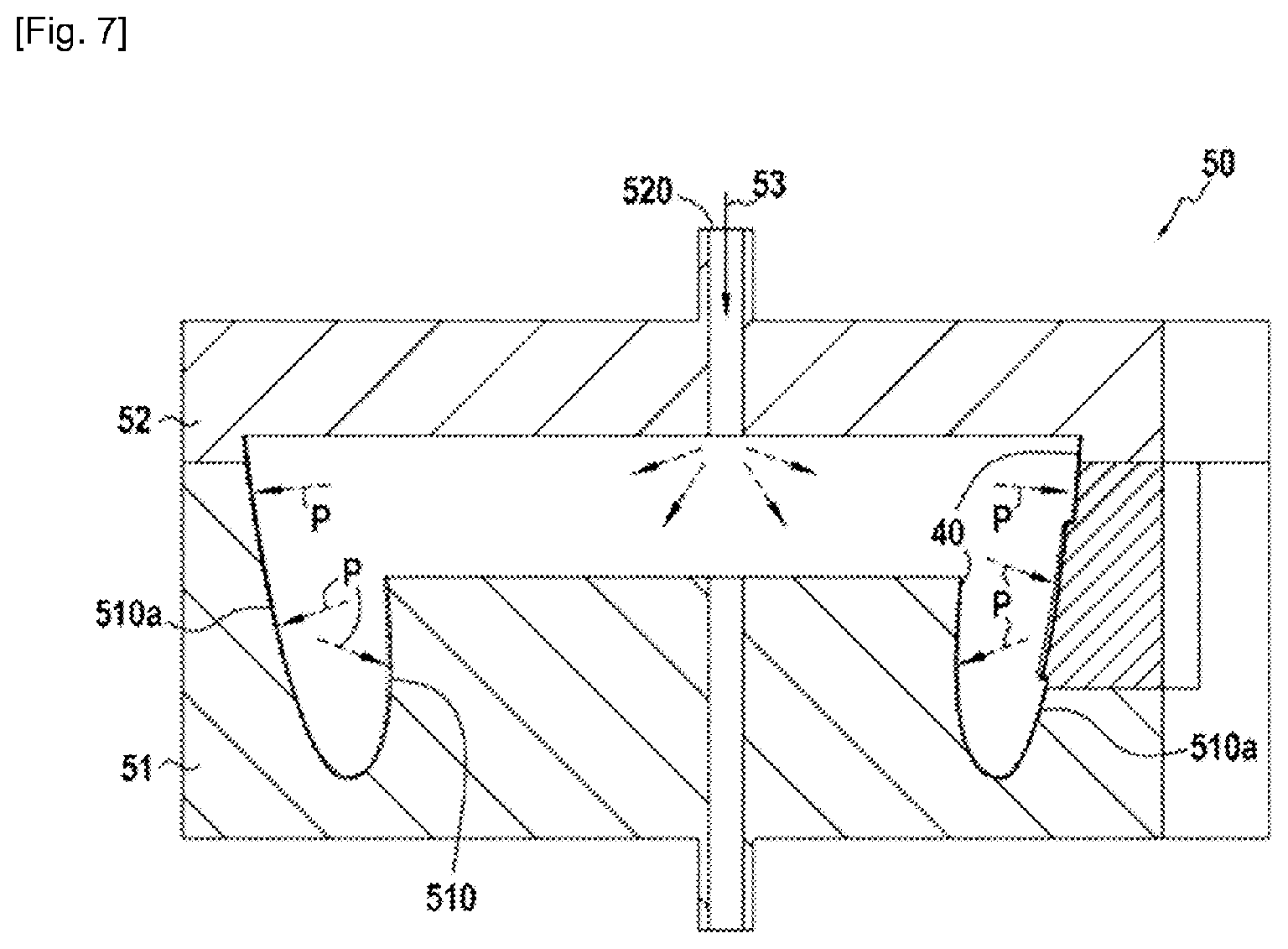 Patent US12129793 Figure 5 – Manufacture of an air inlet lip or ring sector of an air inlet lip incorporating openings with turned-in edges