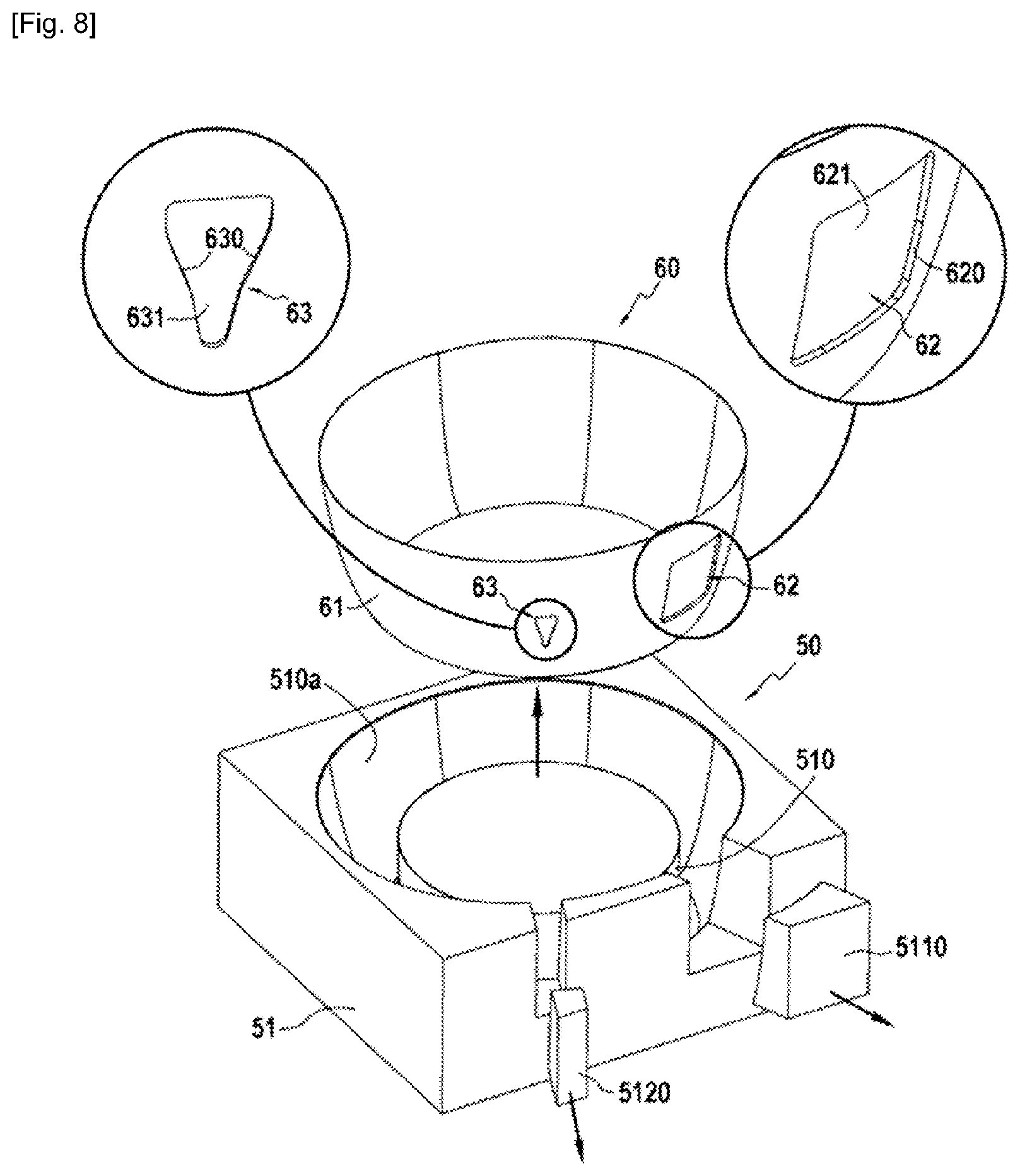 Patent US12129793 Figure 6 – Manufacture of an air inlet lip or ring sector of an air inlet lip incorporating openings with turned-in edges