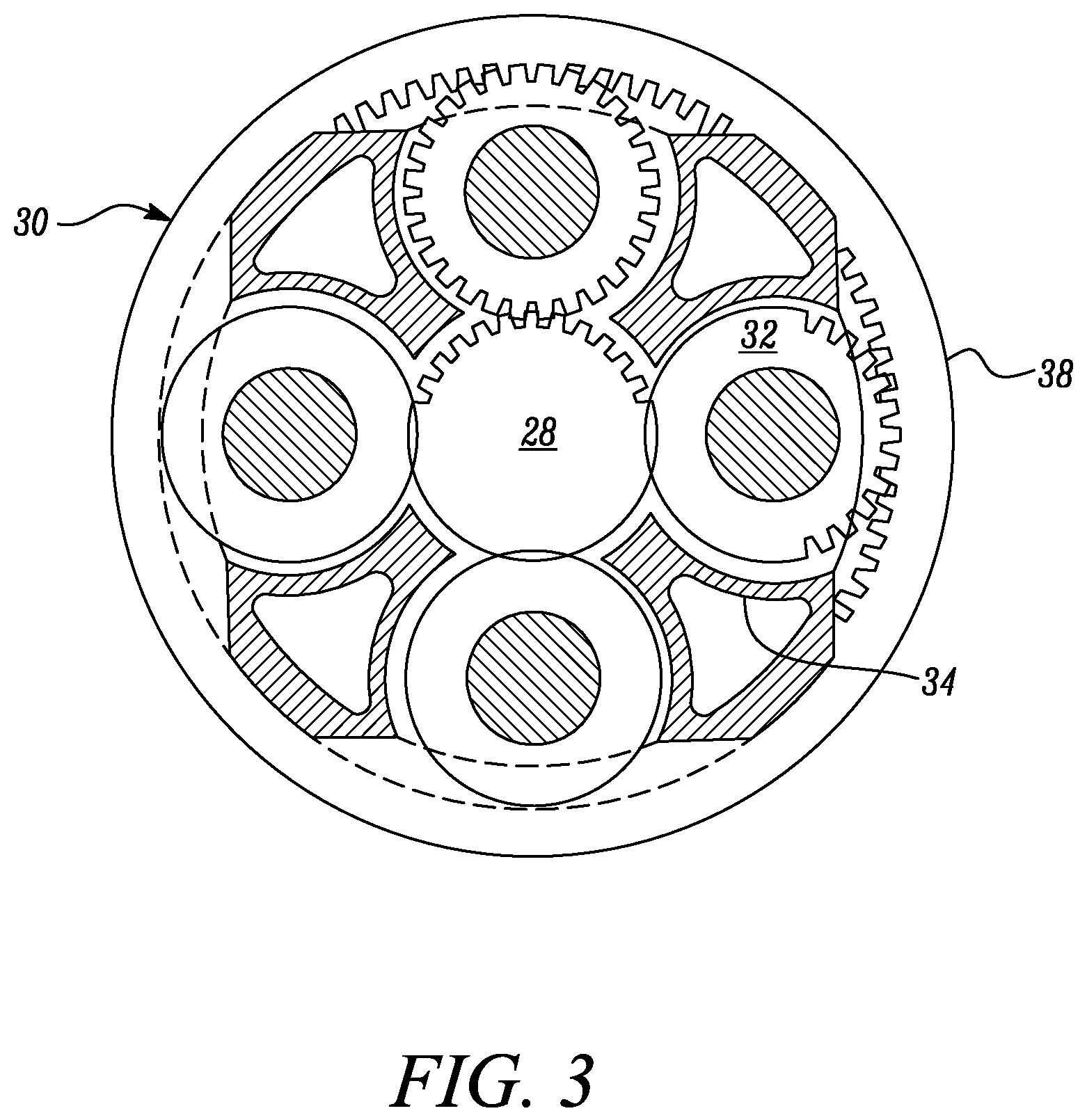 Patent US12129794 Figure 3 – Vane assembly for a gas turbine engine