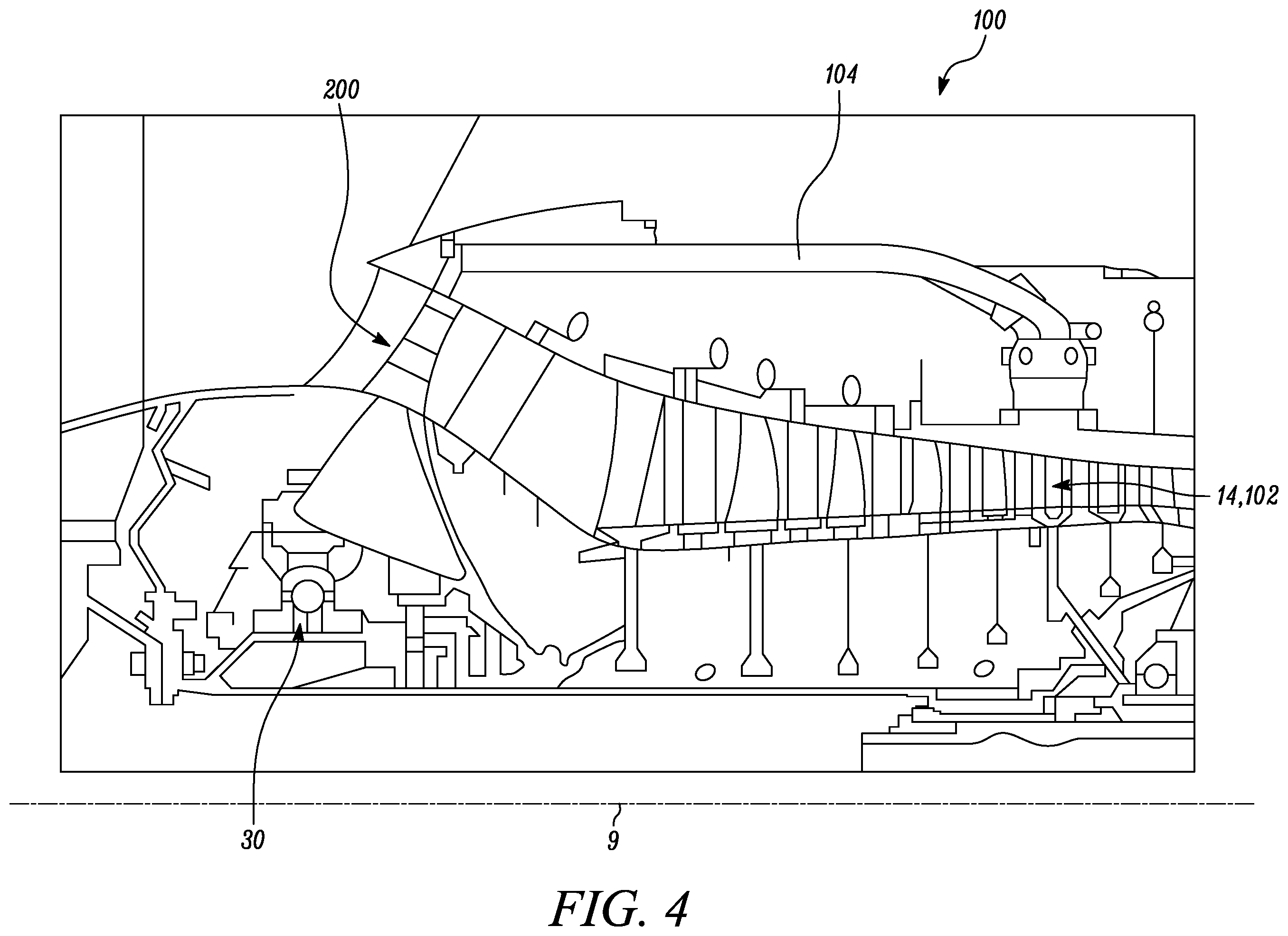 Patent US12129794 Figure 4 – Vane assembly for a gas turbine engine