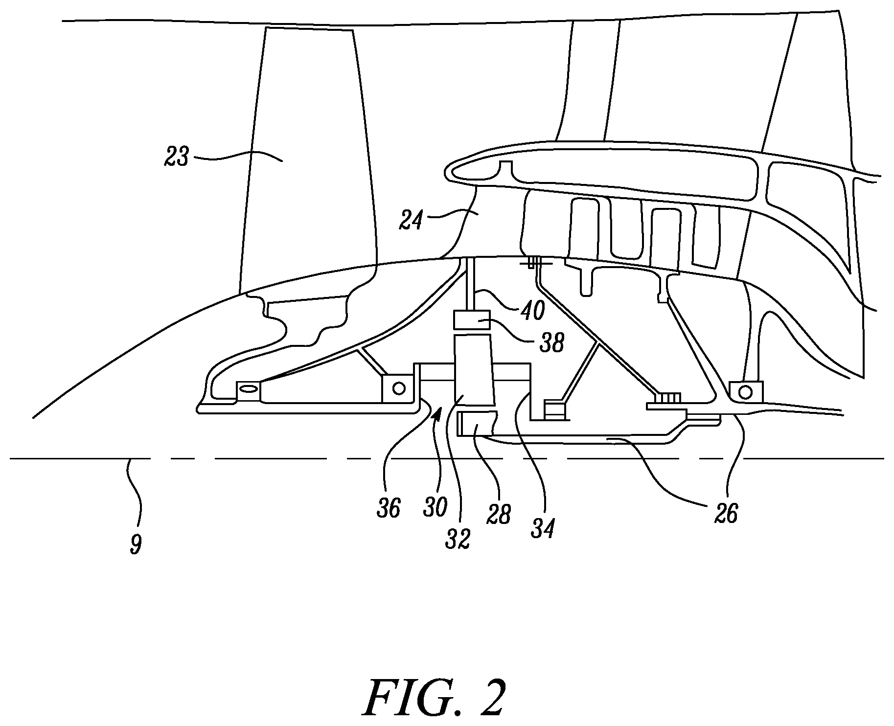Patent US12129797 Figure 2 – Heat management system for aircraft