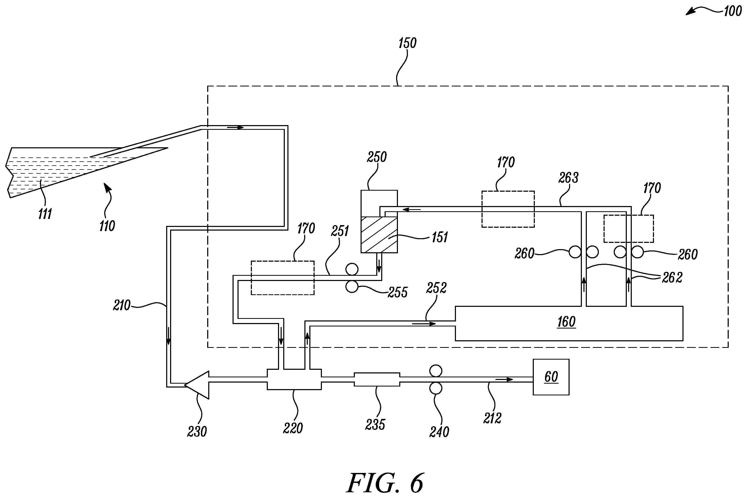 Patent US12129797 Figure 6 – Heat management system for aircraft
