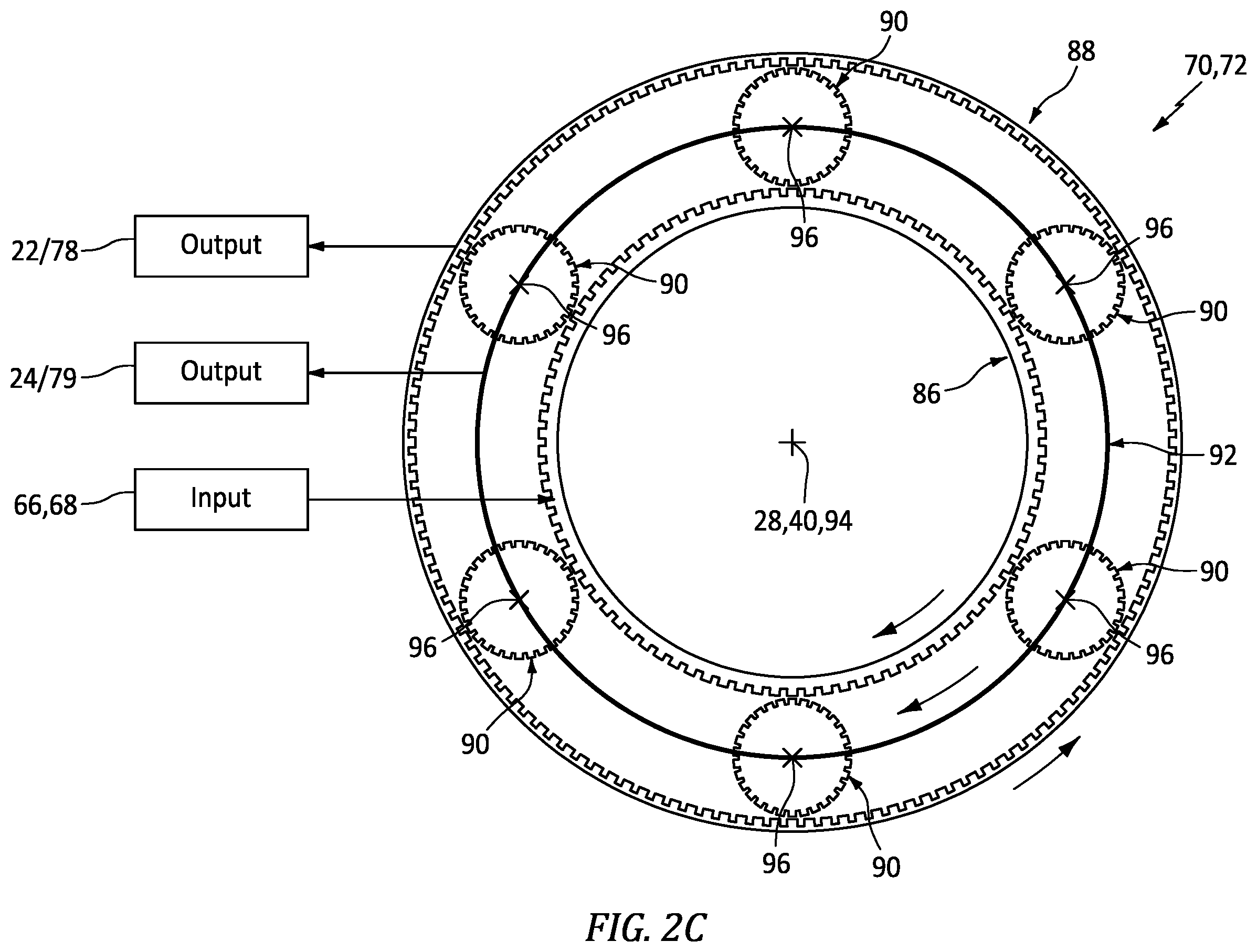 Patent US12129802 Figure 4 – Selective power distribution for an aircraft propulsion system