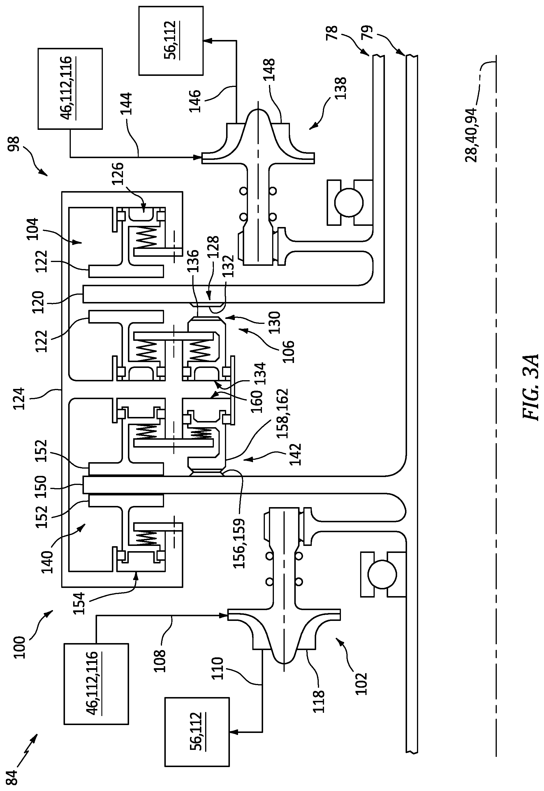 Patent US12129802 Figure 5 – Selective power distribution for an aircraft propulsion system