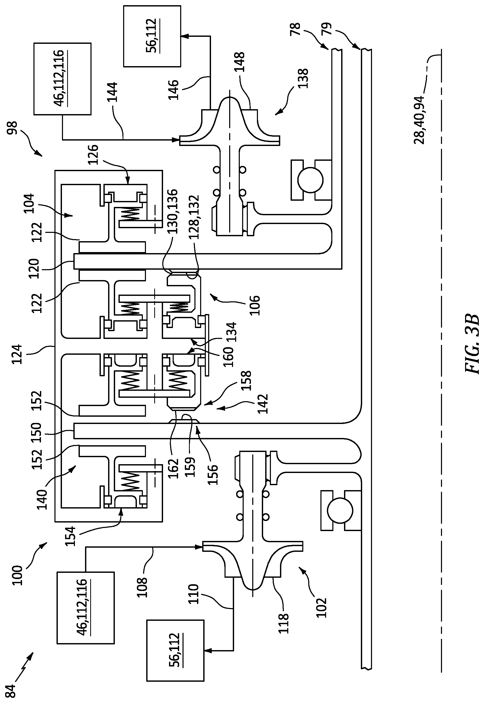 Patent US12129802 Figure 6 – Selective power distribution for an aircraft propulsion system
