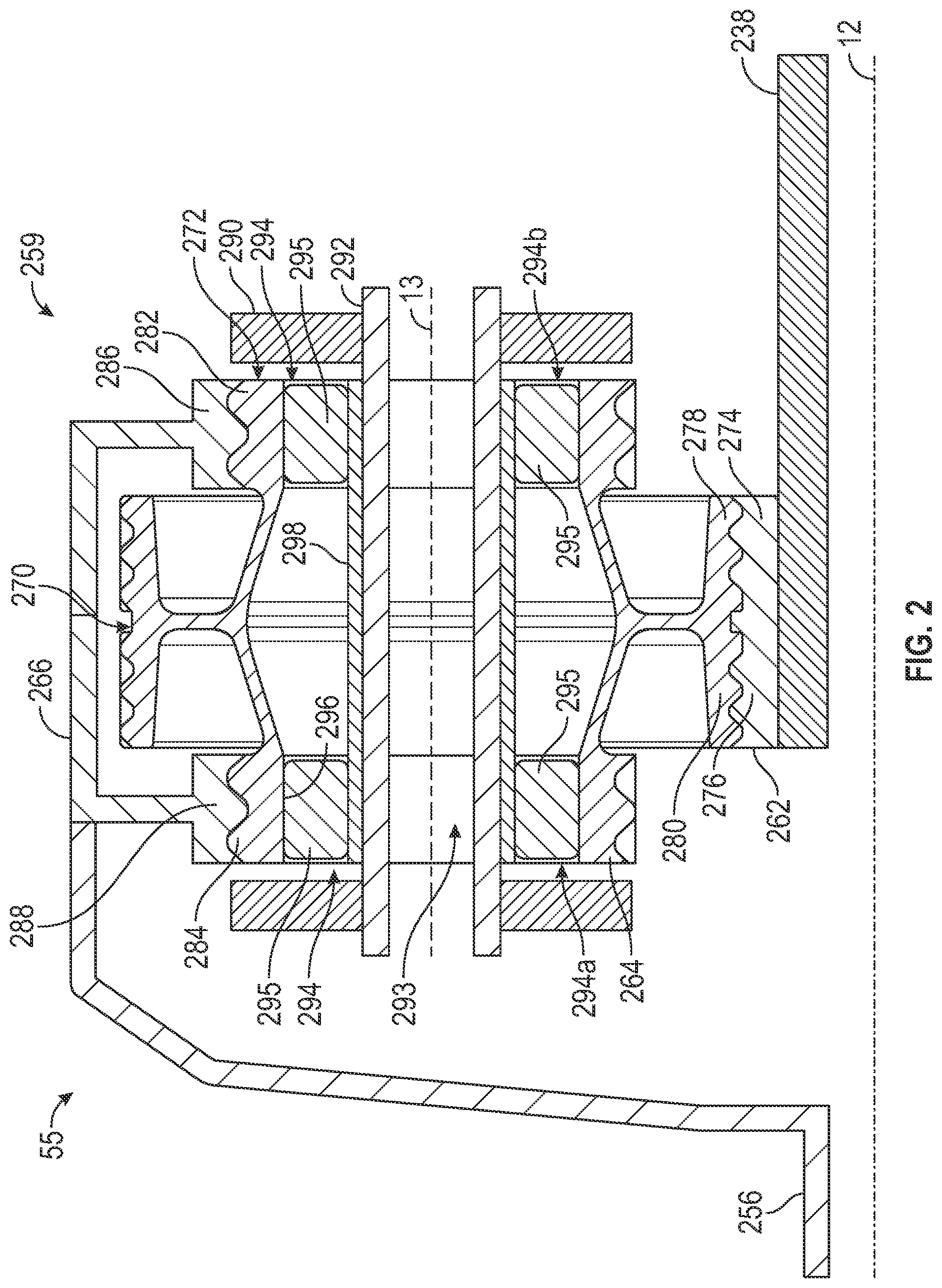 Patent US12129803 Figure 2 – Gearbox assembly