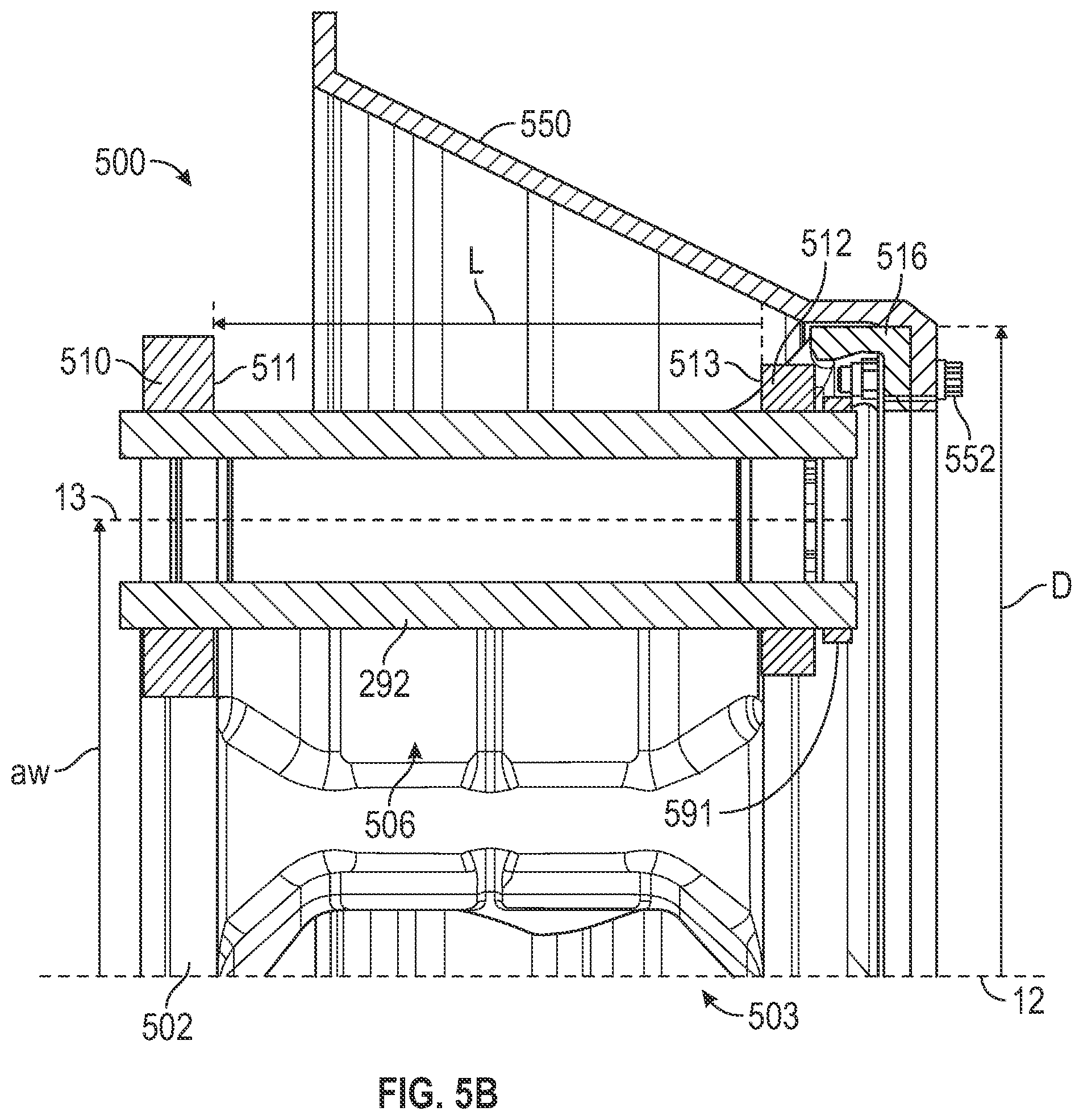 Patent US12129803 Figure 8 – Gearbox assembly