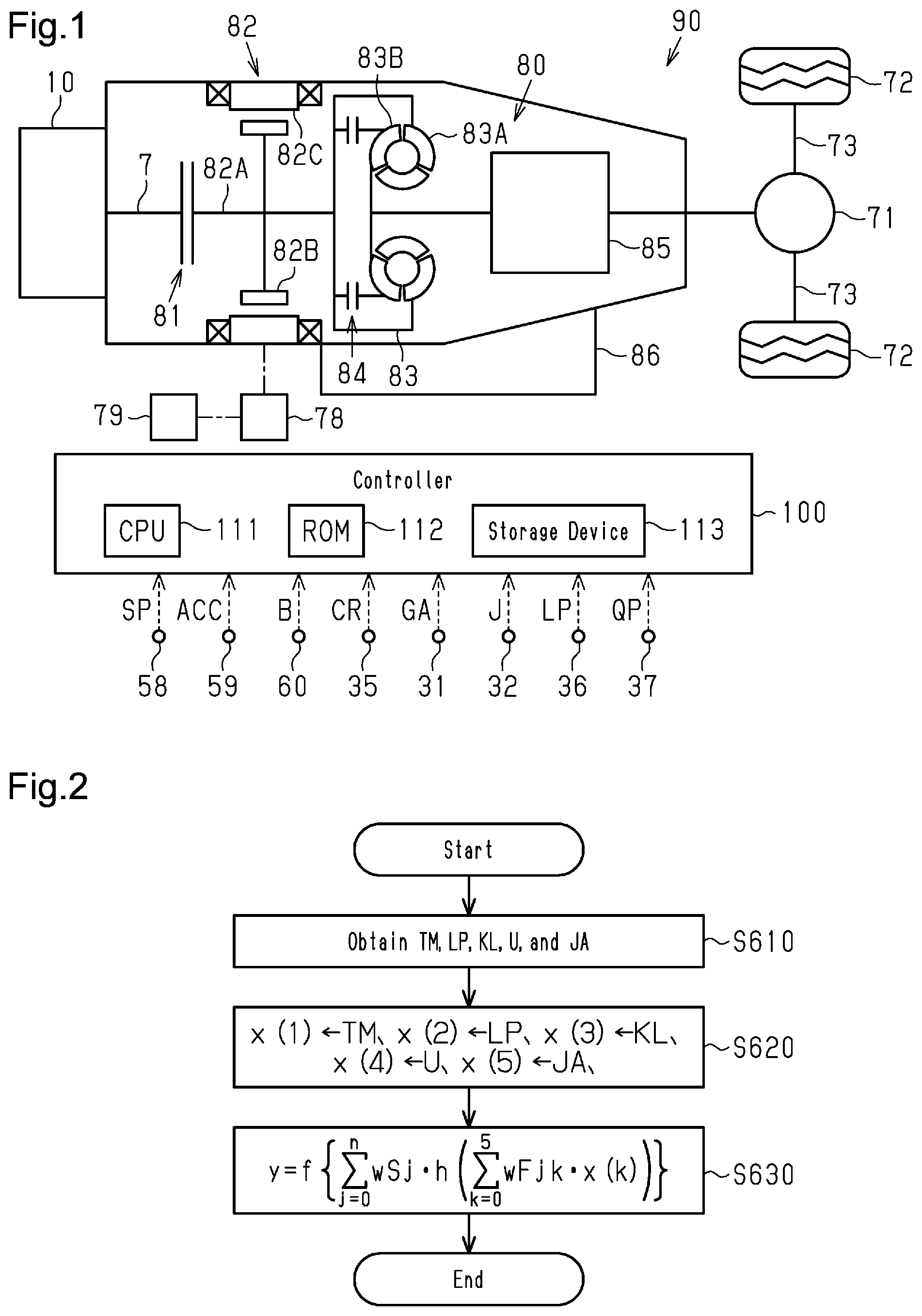 Patent US12129805 Figure 1 – Vehicle controller, vehicle control method, and storage medium