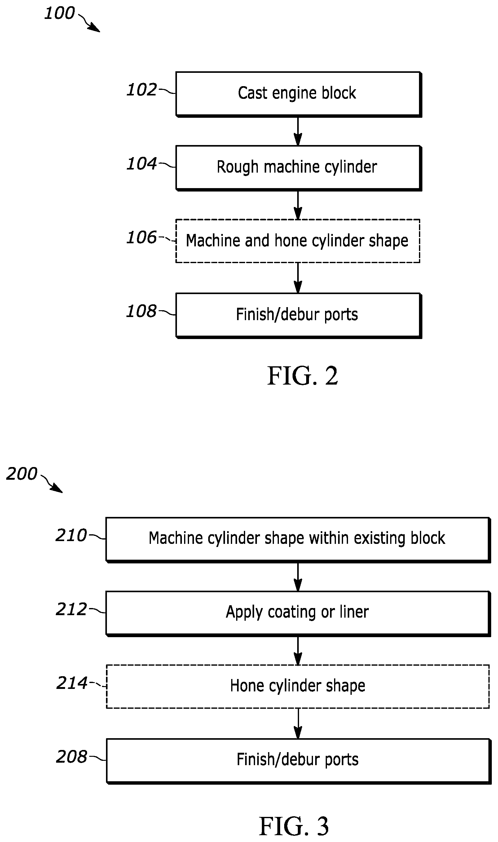 Patent US12129810 Figure 2 – System and method for deburred port holes in a two-stroke engine