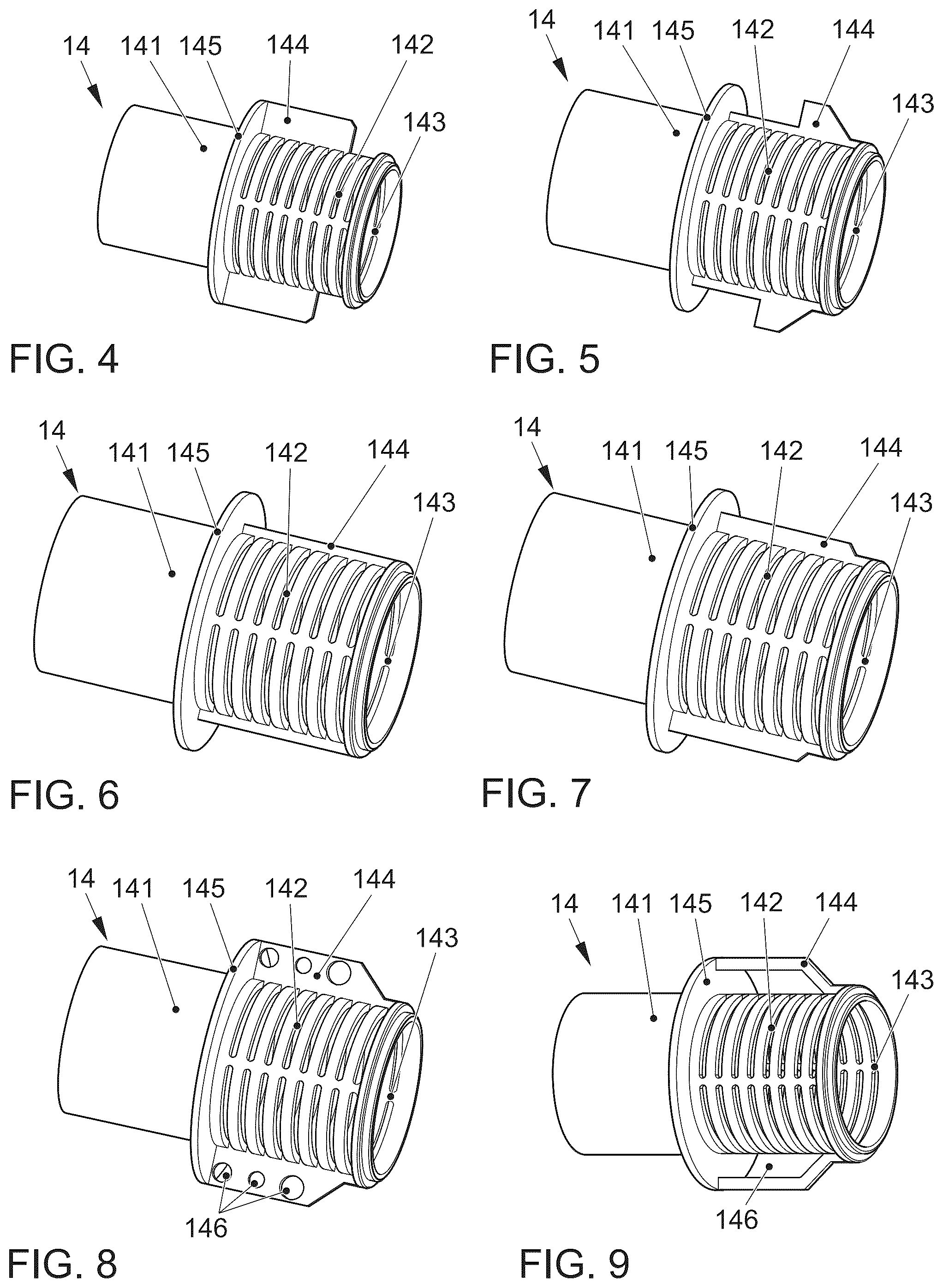 Patent US12129819 Figure 3 – Resonator insert for insertion into an intake pipe of a turbocharger, turbocharger and resonator