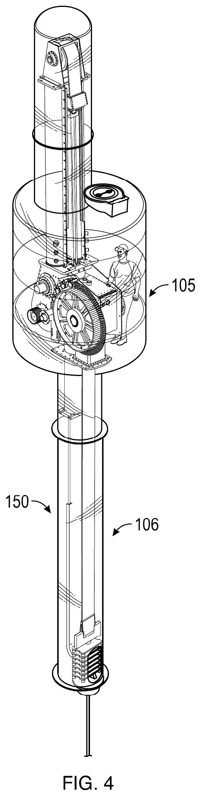 Patent US12129821 Figure 3 – System and method for wave energy converting device