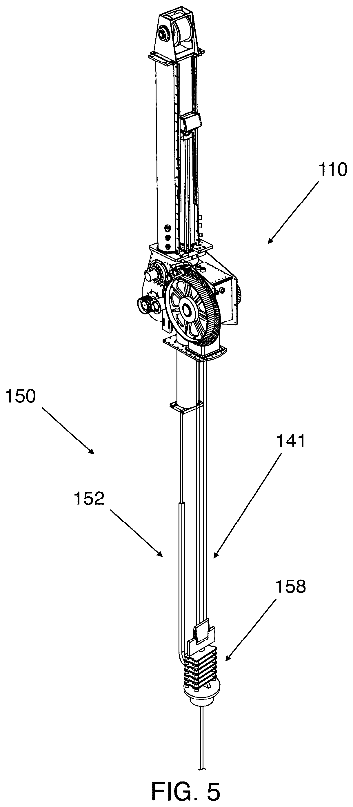 Patent US12129821 Figure 4 – System and method for wave energy converting device