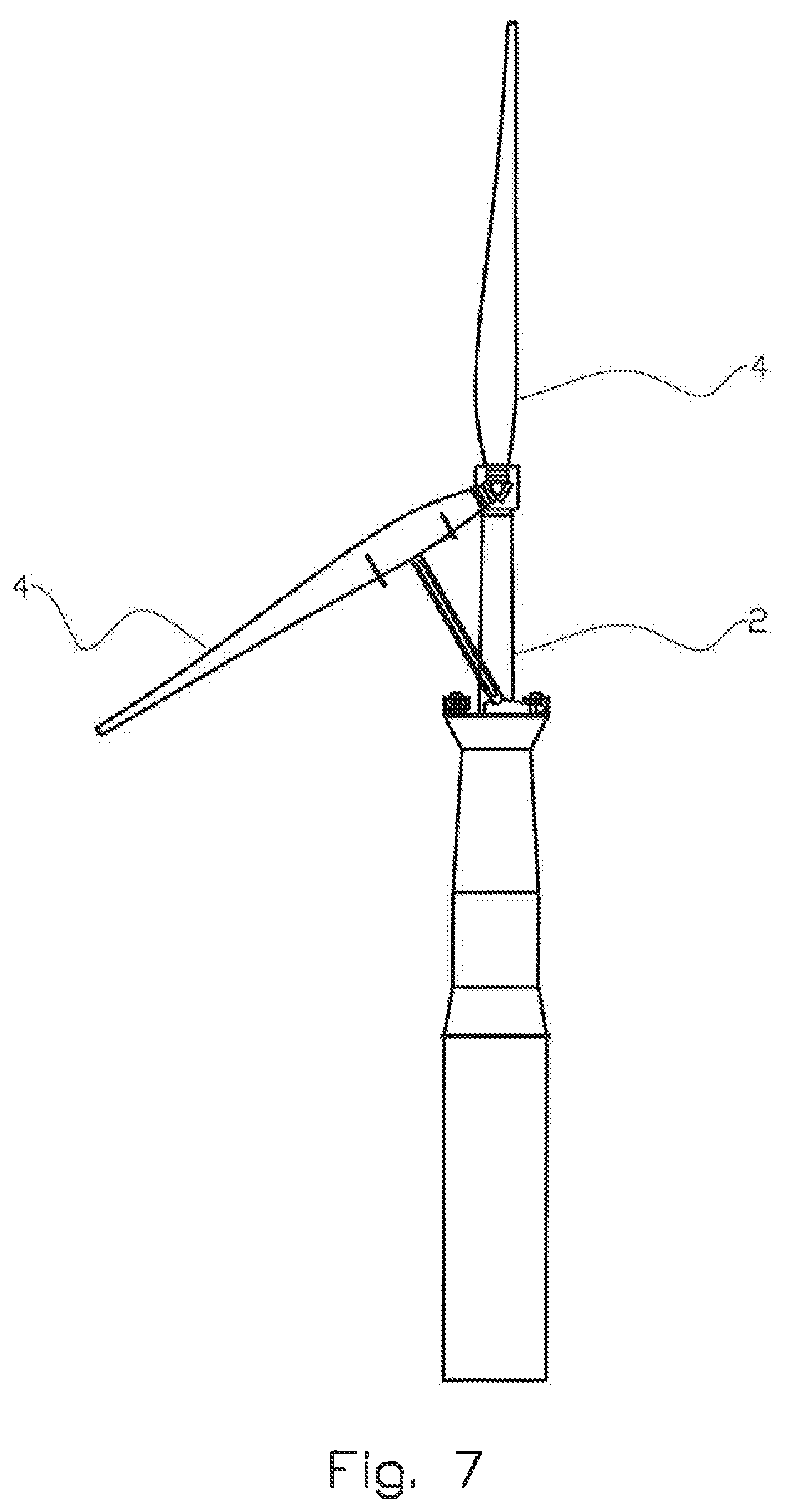 Patent US12129824 Figure 7 – Method for installing an offshore wind turbine and a substructure for an offshore wind turbine