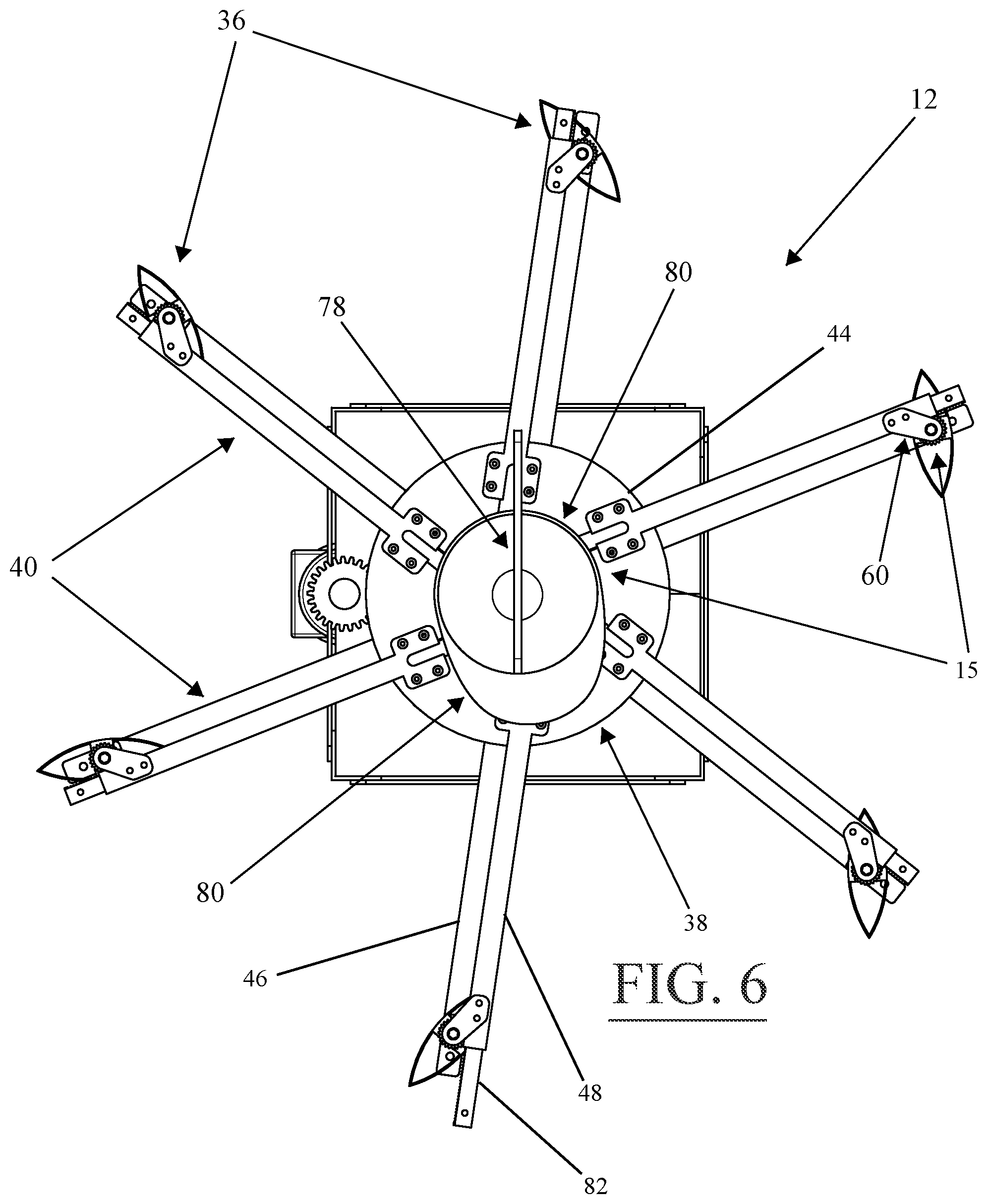 Patent US12129827 Figure 4 – Vertical axis wind turbine