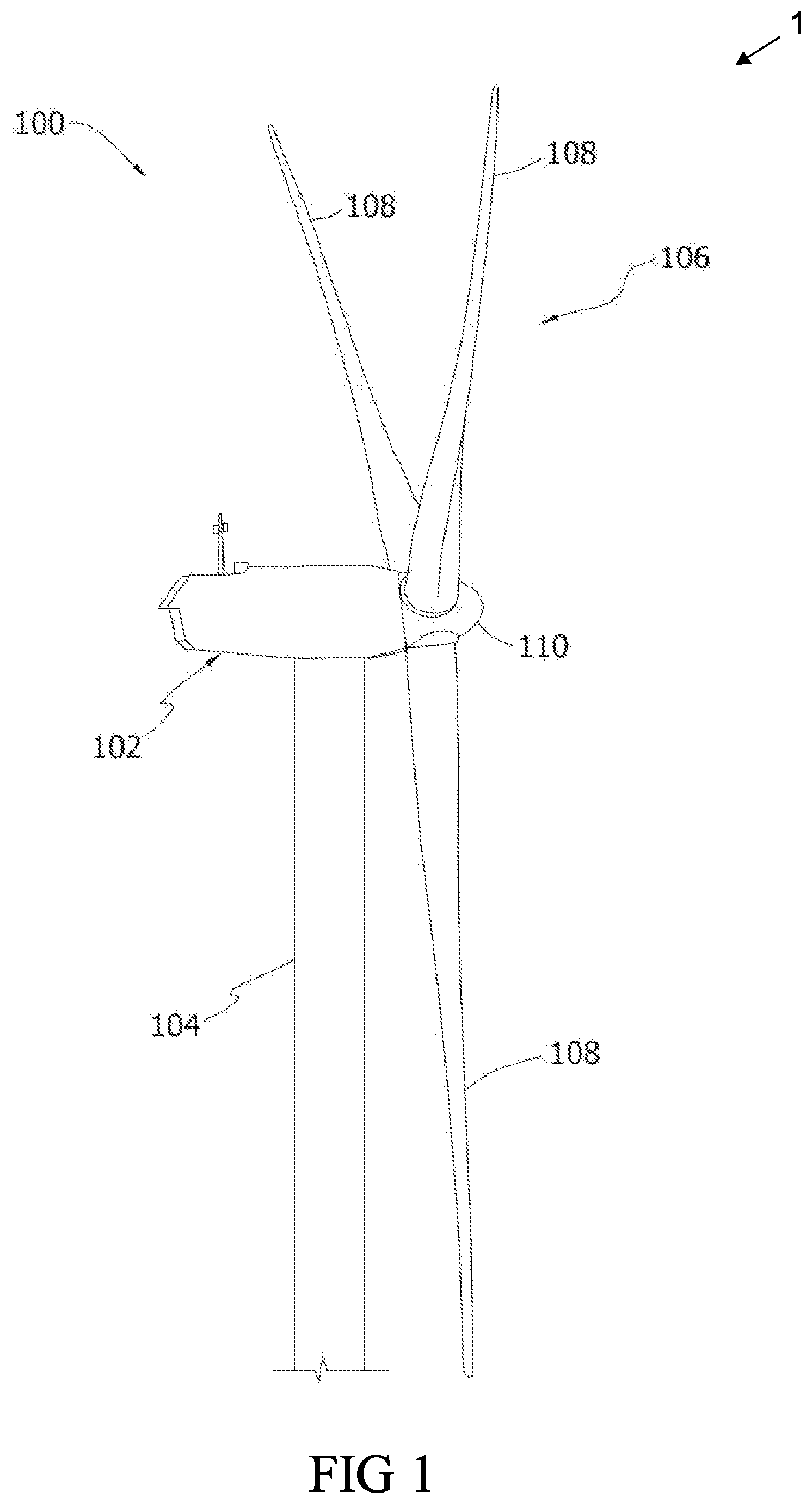 Patent US12129828 Figure 1 – Method for operating a wind turbine, and a power plant
