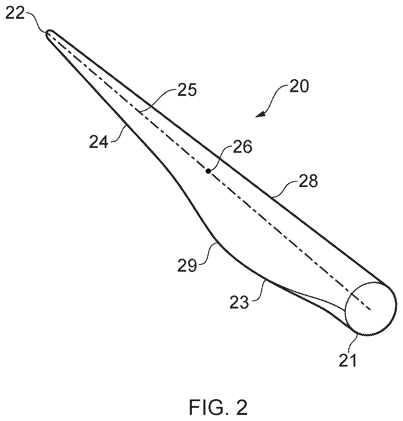 Patent US12129831 Figure 2 – Wind turbine lightning protection system