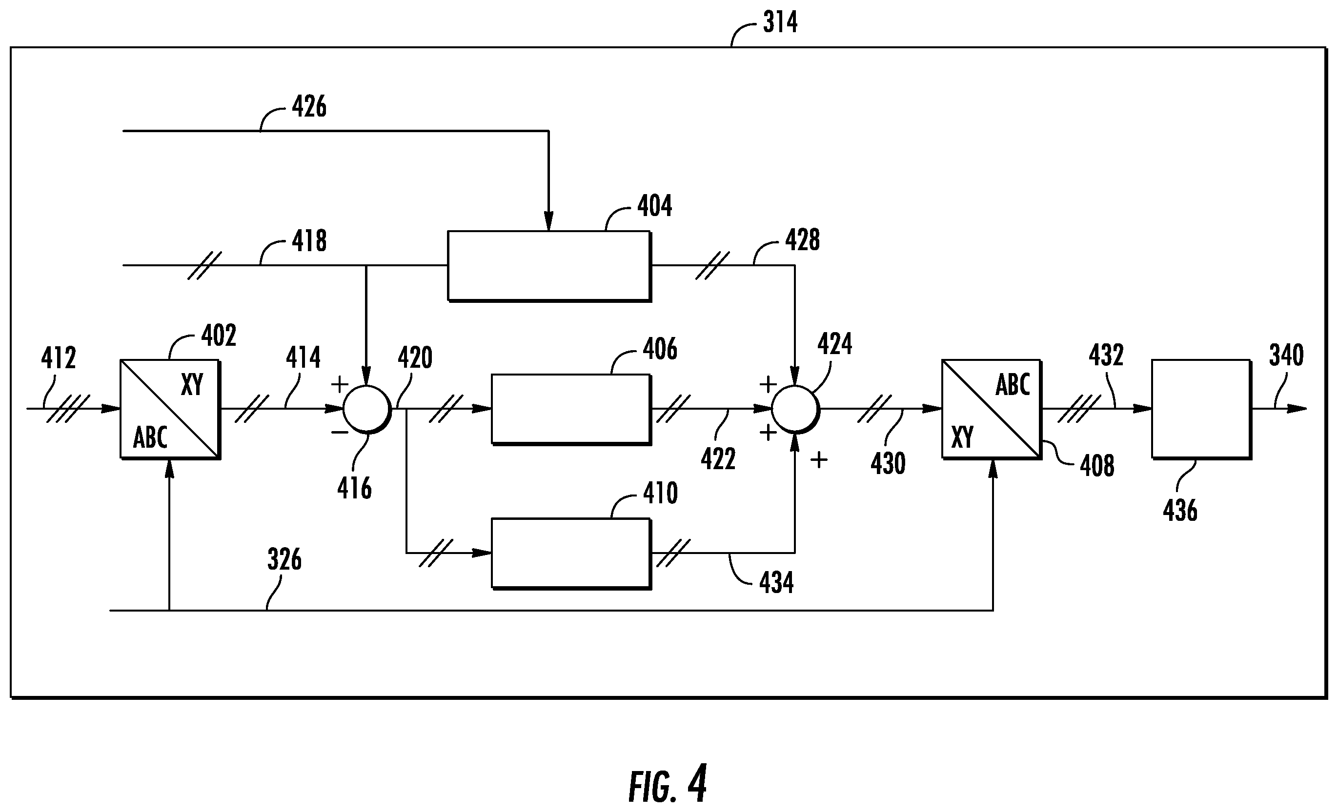 Patent US12129833 Figure 4 – System and method for controlling an electrical power system using a dynamic regulator maximum limit