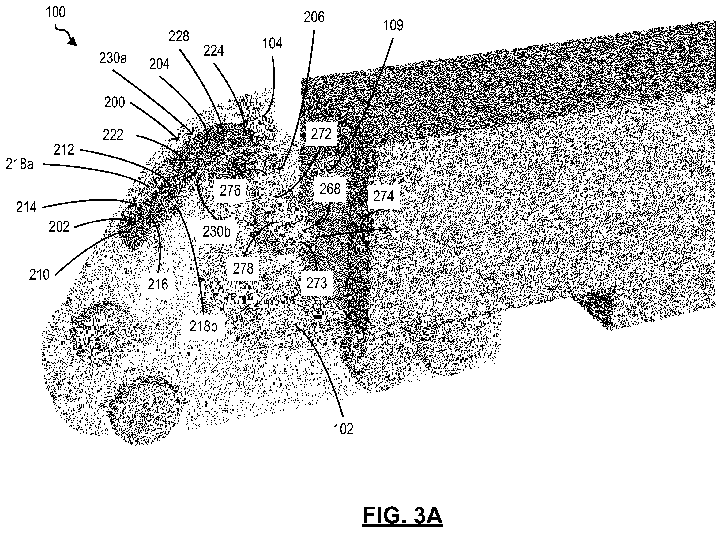 Patent US12129835 Figure 5 – Vehicular wind turbine system for drag reduction
