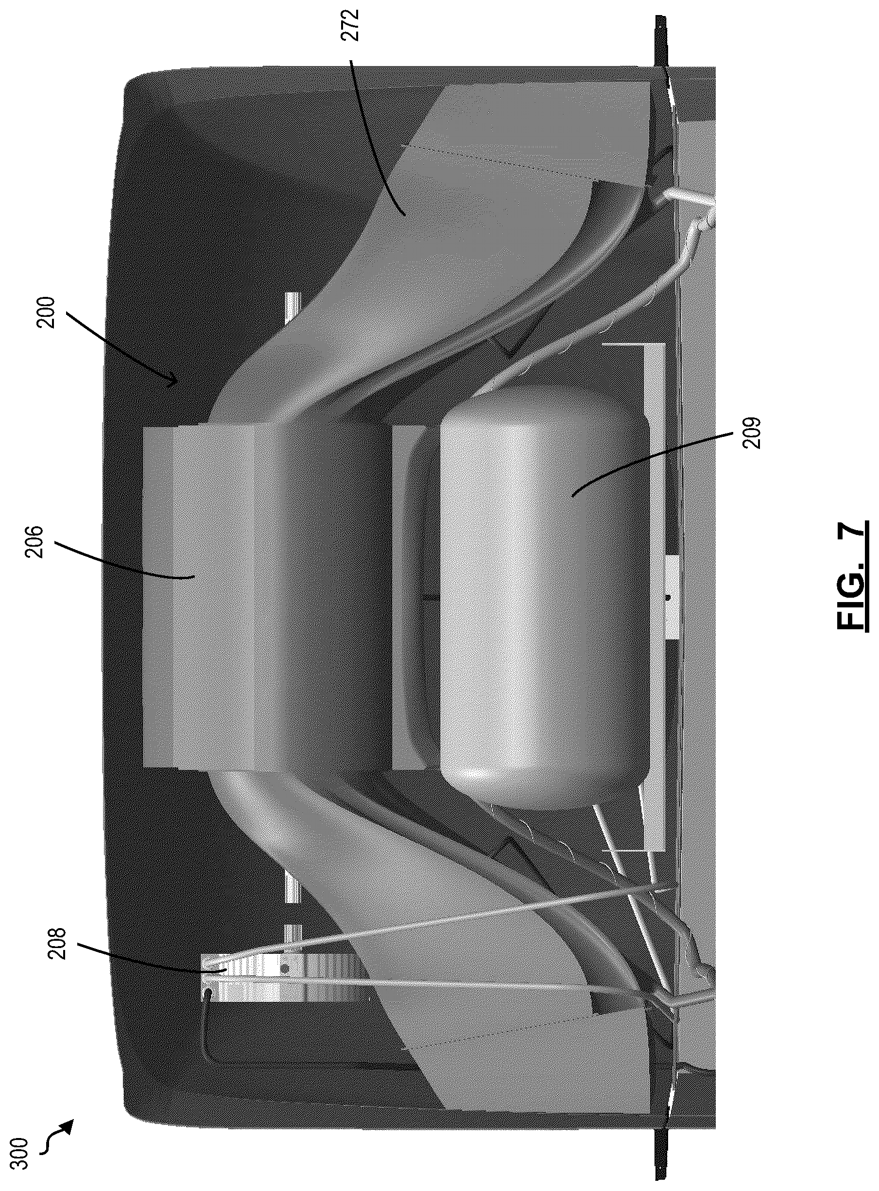 Patent US12129835 Figure 14 – Vehicular wind turbine system for drag reduction