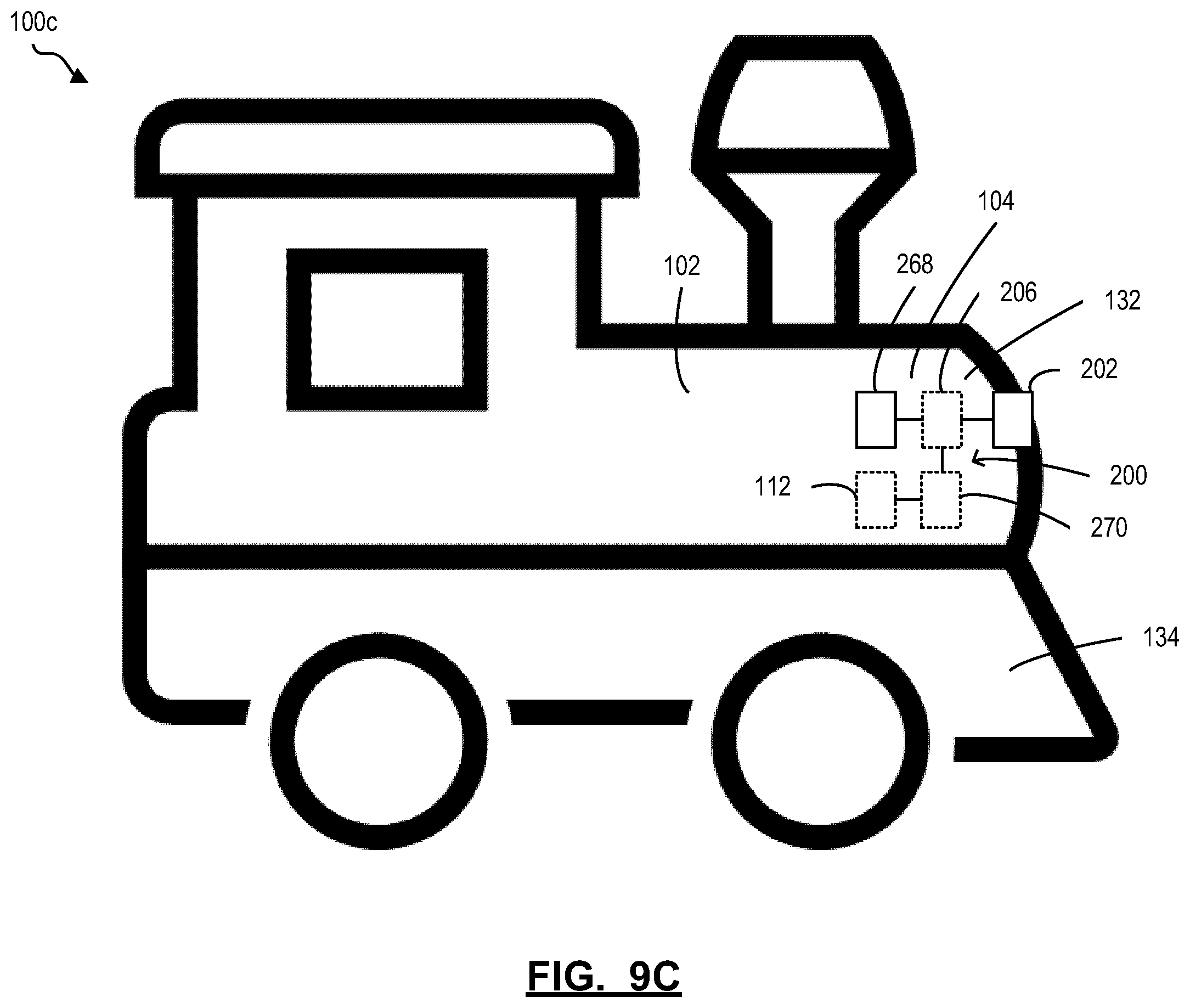 Patent US12129835 Figure 18 – Vehicular wind turbine system for drag reduction