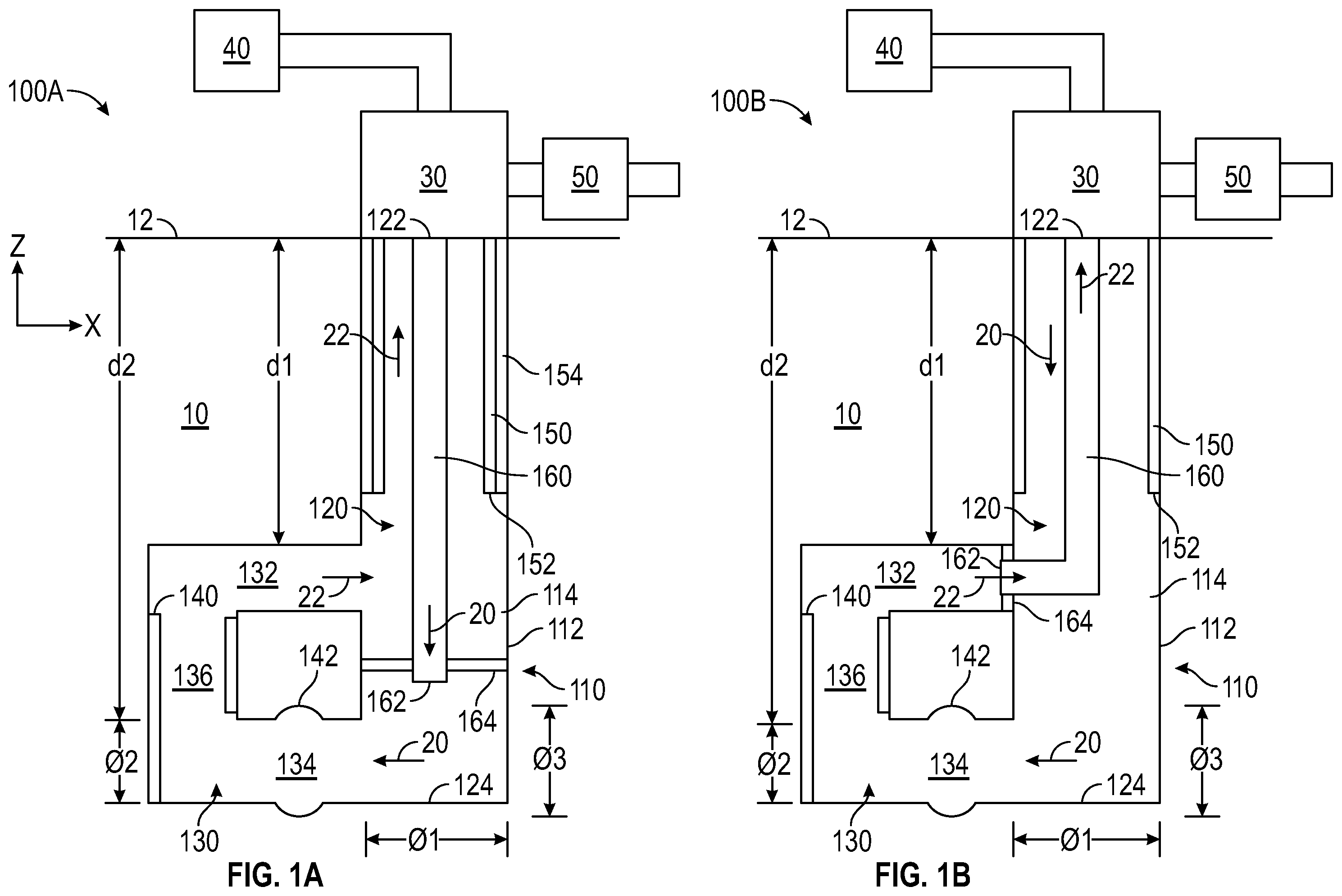 Patent US12129836 Figure 1 – Geothermal well designs and control thereof for extraction of subsurface geothermal power