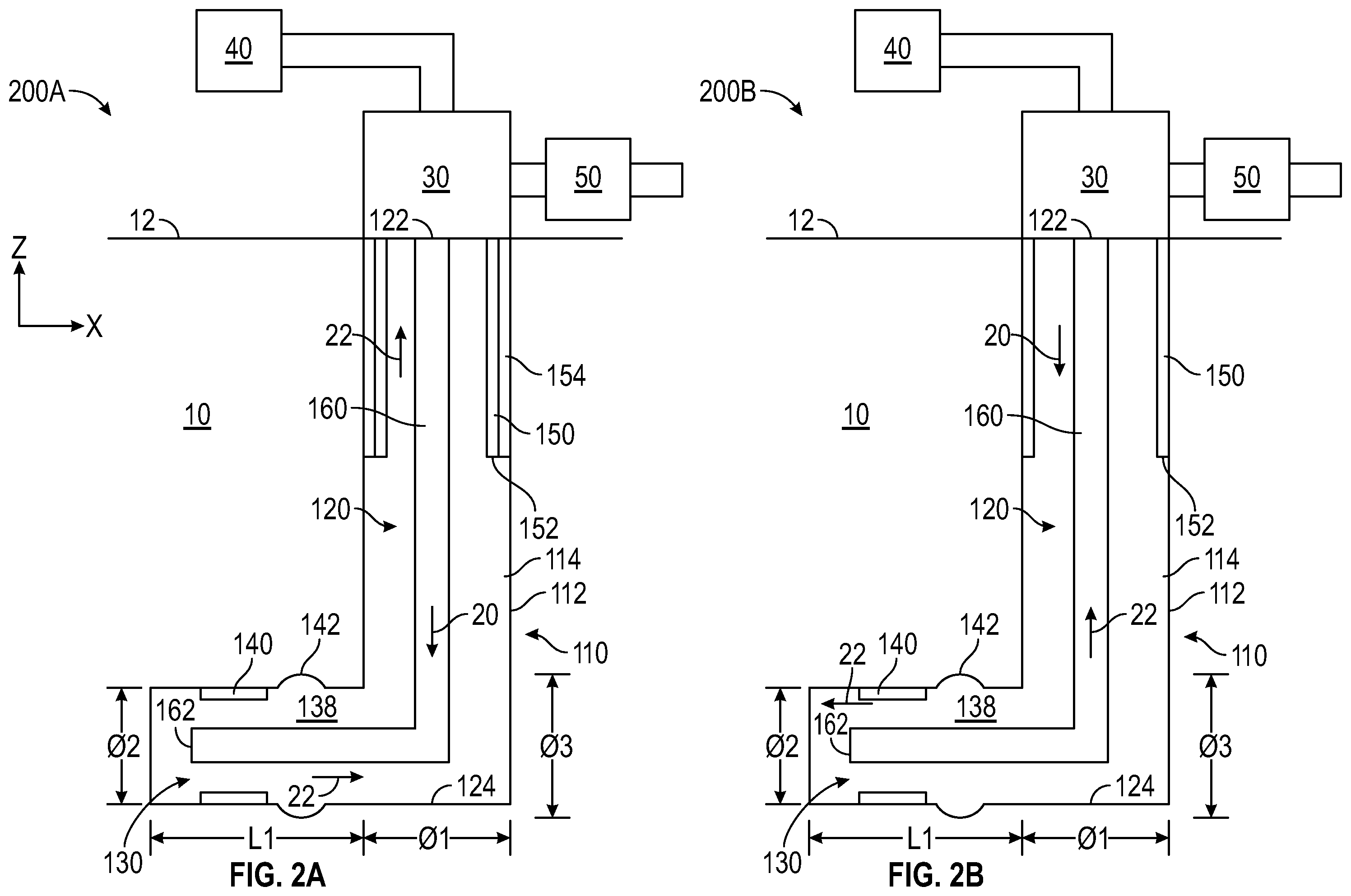 Patent US12129836 Figure 2 – Geothermal well designs and control thereof for extraction of subsurface geothermal power