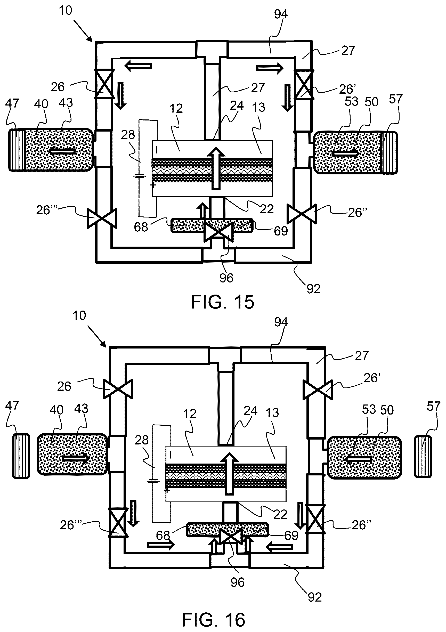 Patent US12129837 Figure 11 – Advanced metal hydride heat transfer system utilizing an electrochemical hydrogen compressor