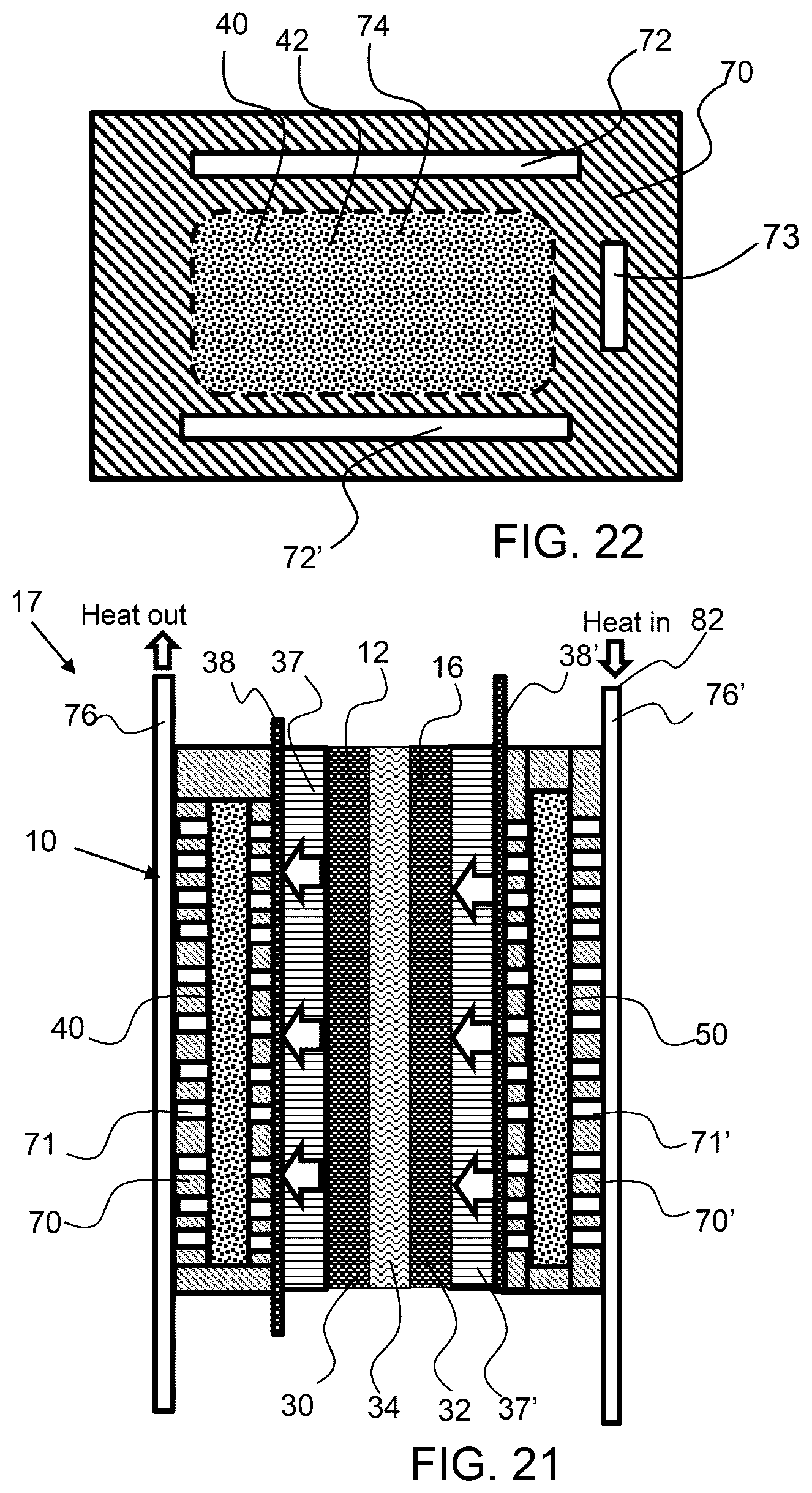 Patent US12129837 Figure 14 – Advanced metal hydride heat transfer system utilizing an electrochemical hydrogen compressor