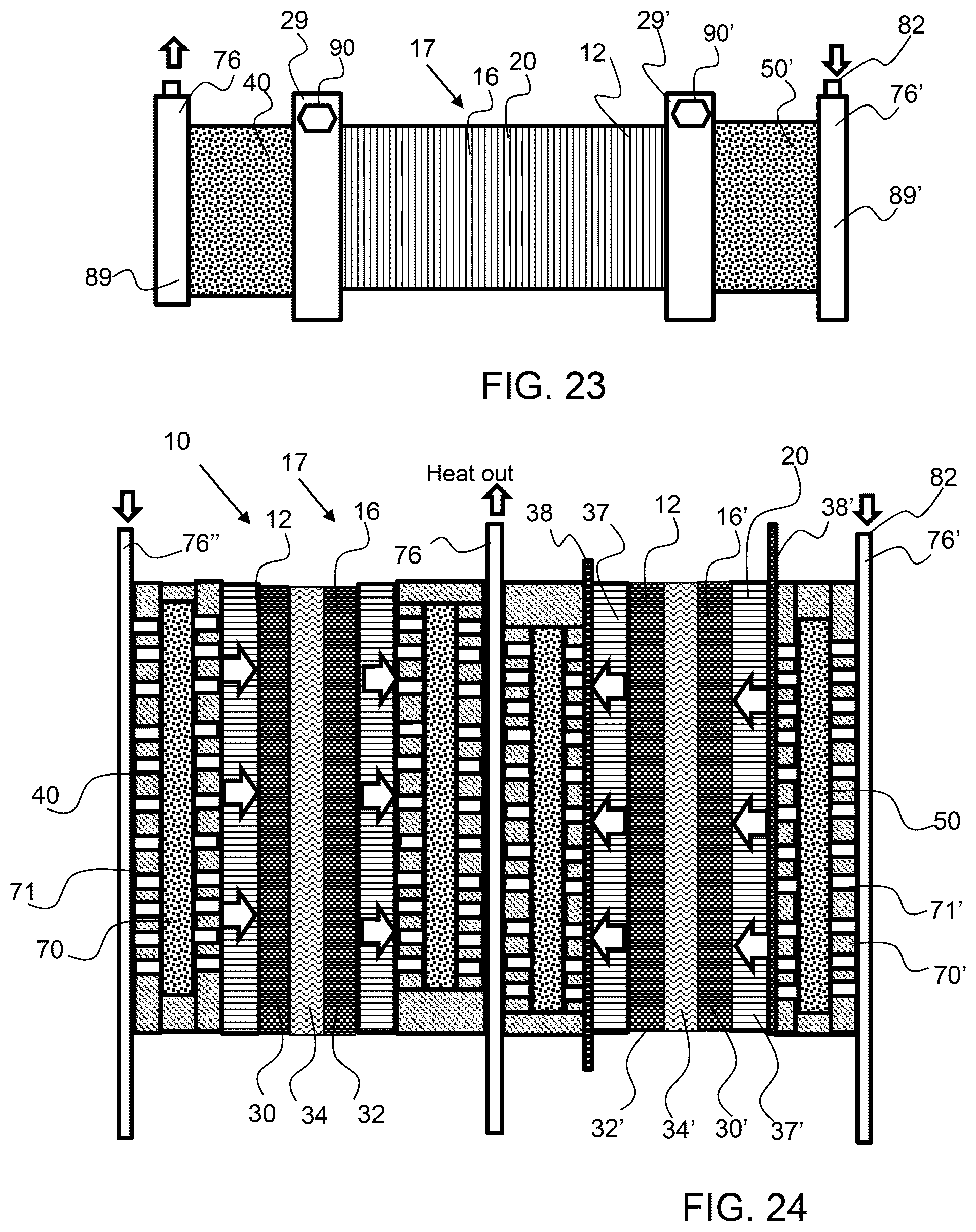 Patent US12129837 Figure 15 – Advanced metal hydride heat transfer system utilizing an electrochemical hydrogen compressor