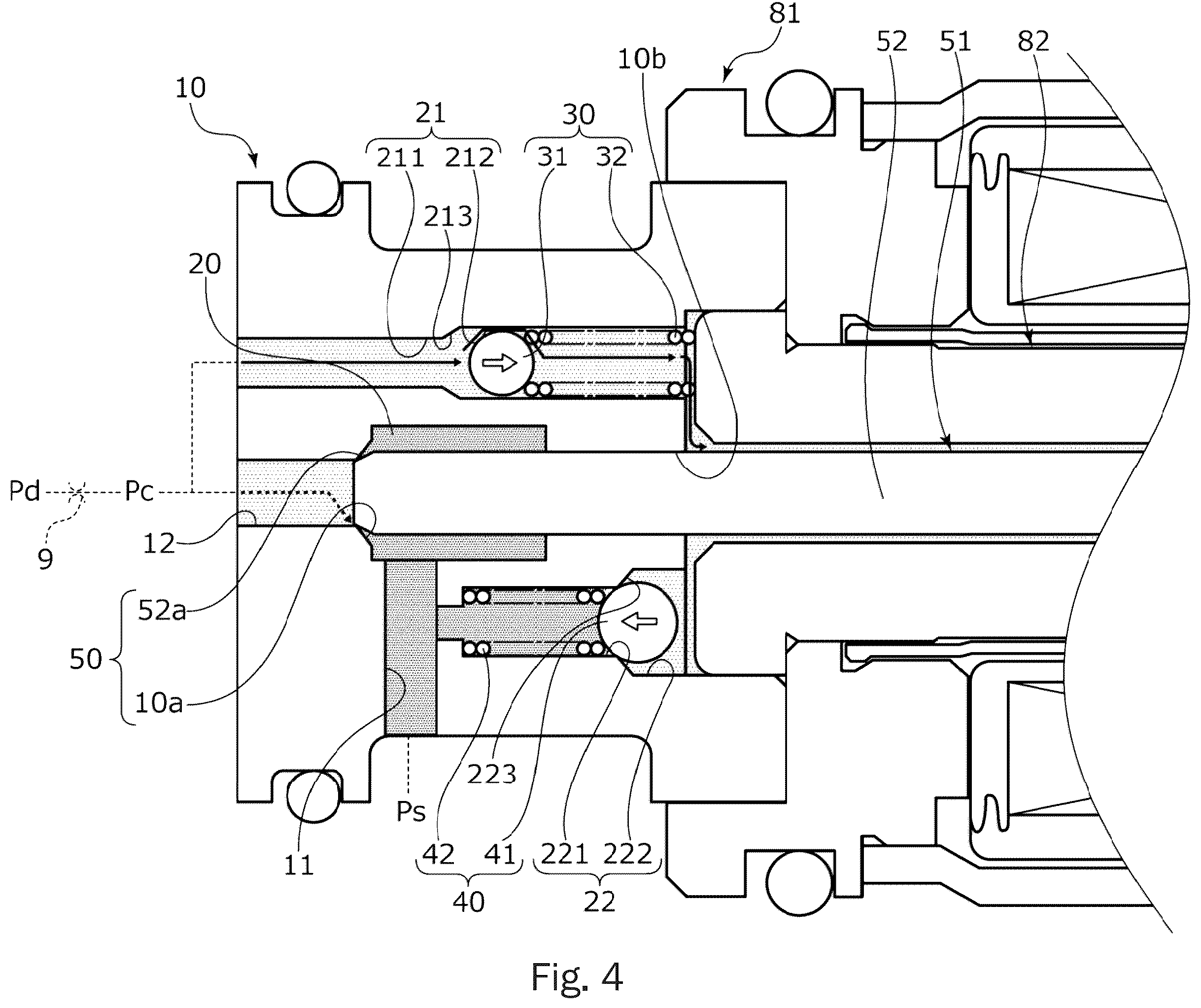Patent US12129840 Figure 4 – Capacity control valve
