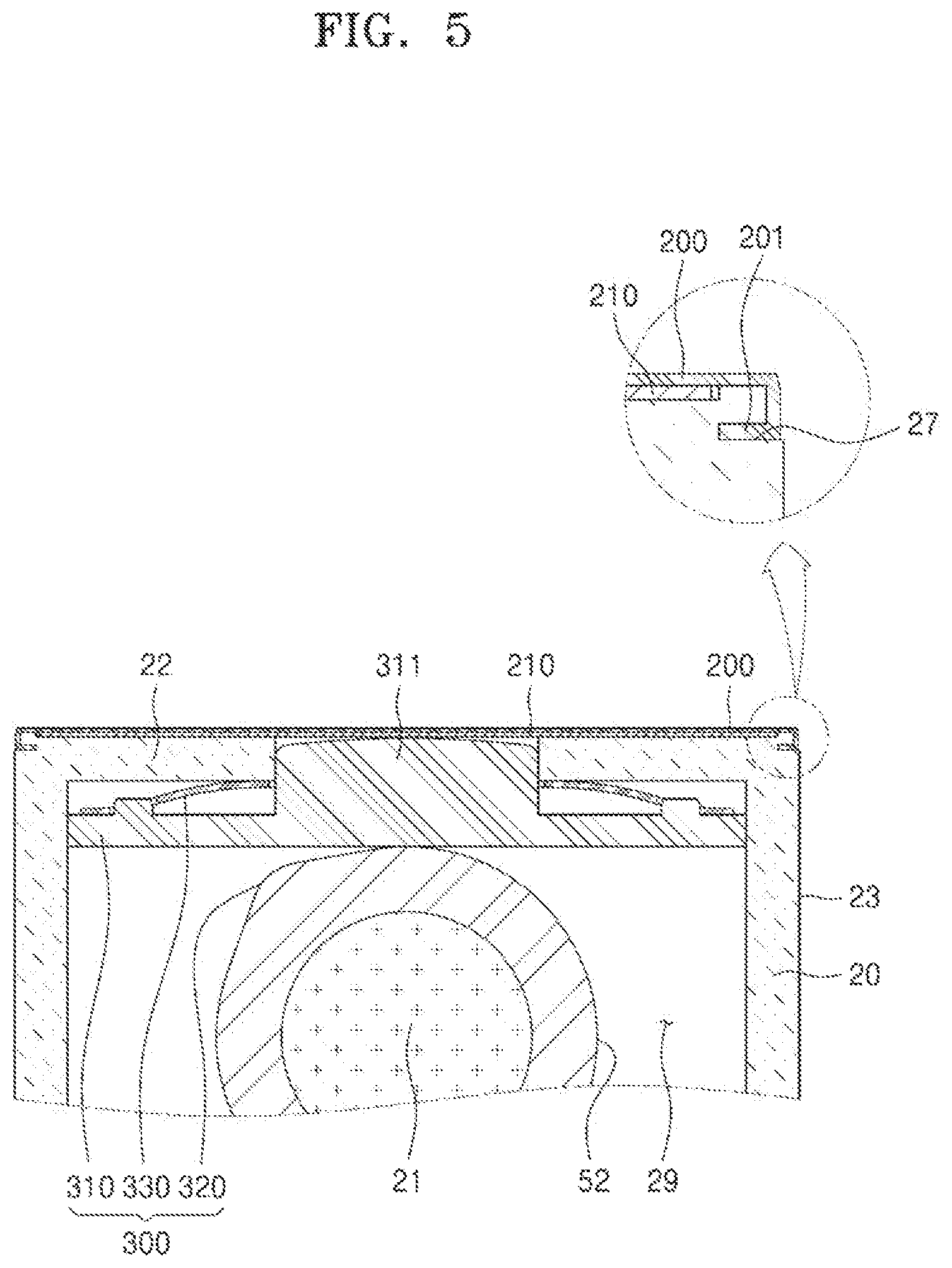 Patent US12129842 Figure 5 – Reciprocal compressor and refrigerator including the same