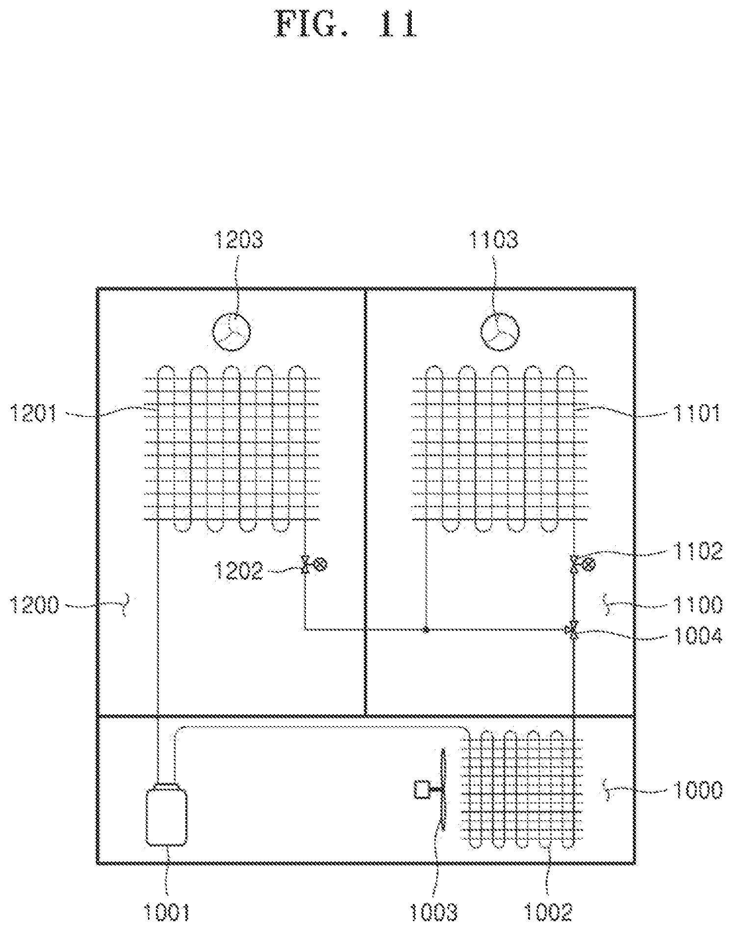 Patent US12129842 Figure 11 – Reciprocal compressor and refrigerator including the same