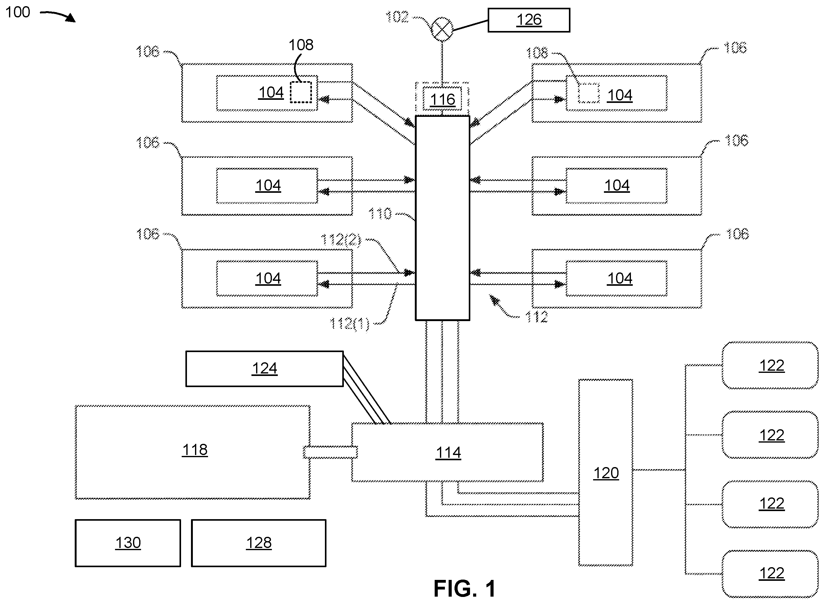 Patent US12129845 — Controlling a discharge pressure from a pump — Figure 1