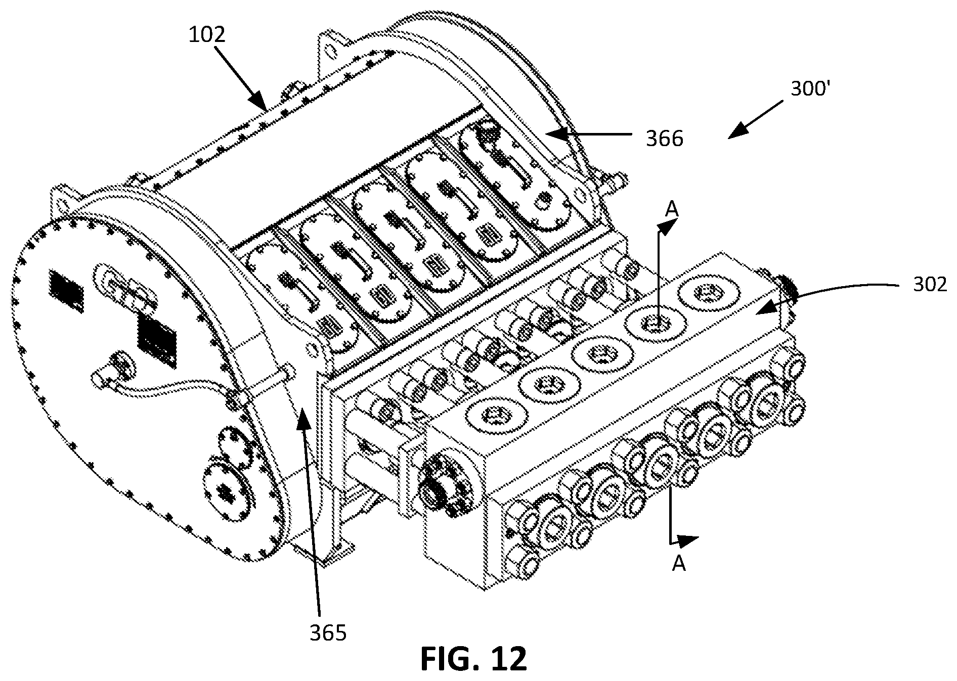 Patent US12129847 Figure 8 – Cradle plate for high pressure reciprocating pumps