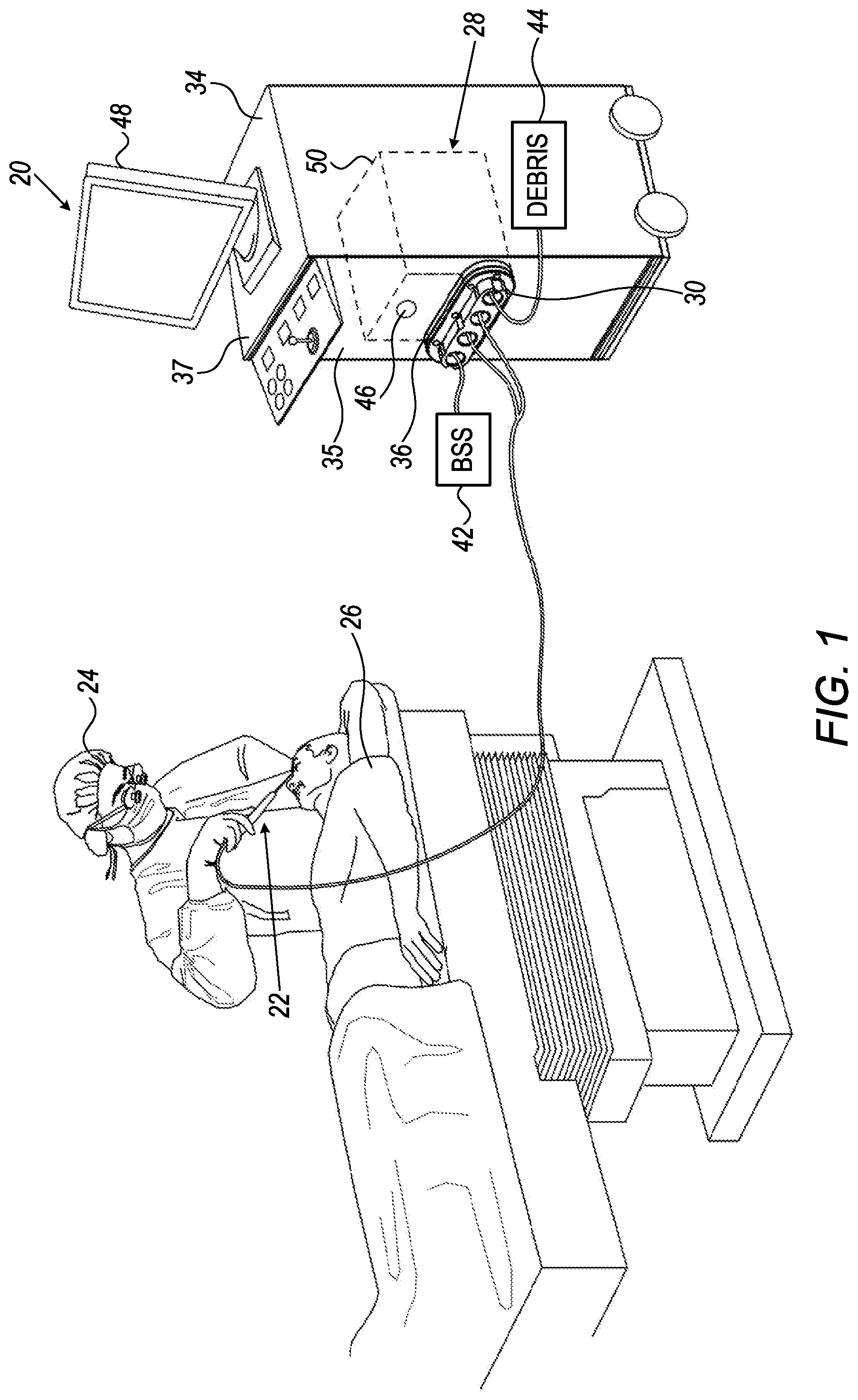 Patent US12129848 Figure 1 – Disposable pump cartridge