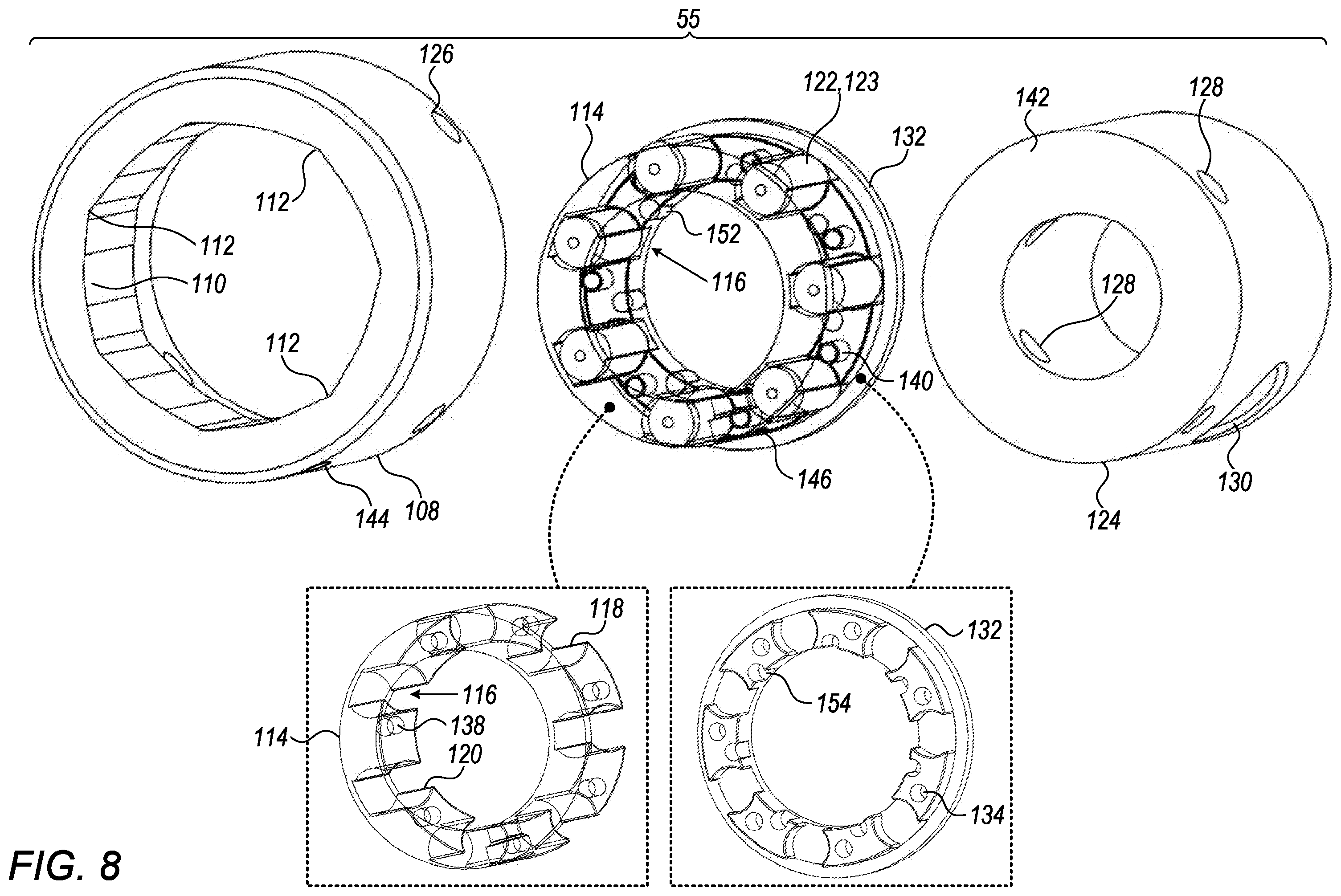 Patent US12129848 Figure 9 – Disposable pump cartridge